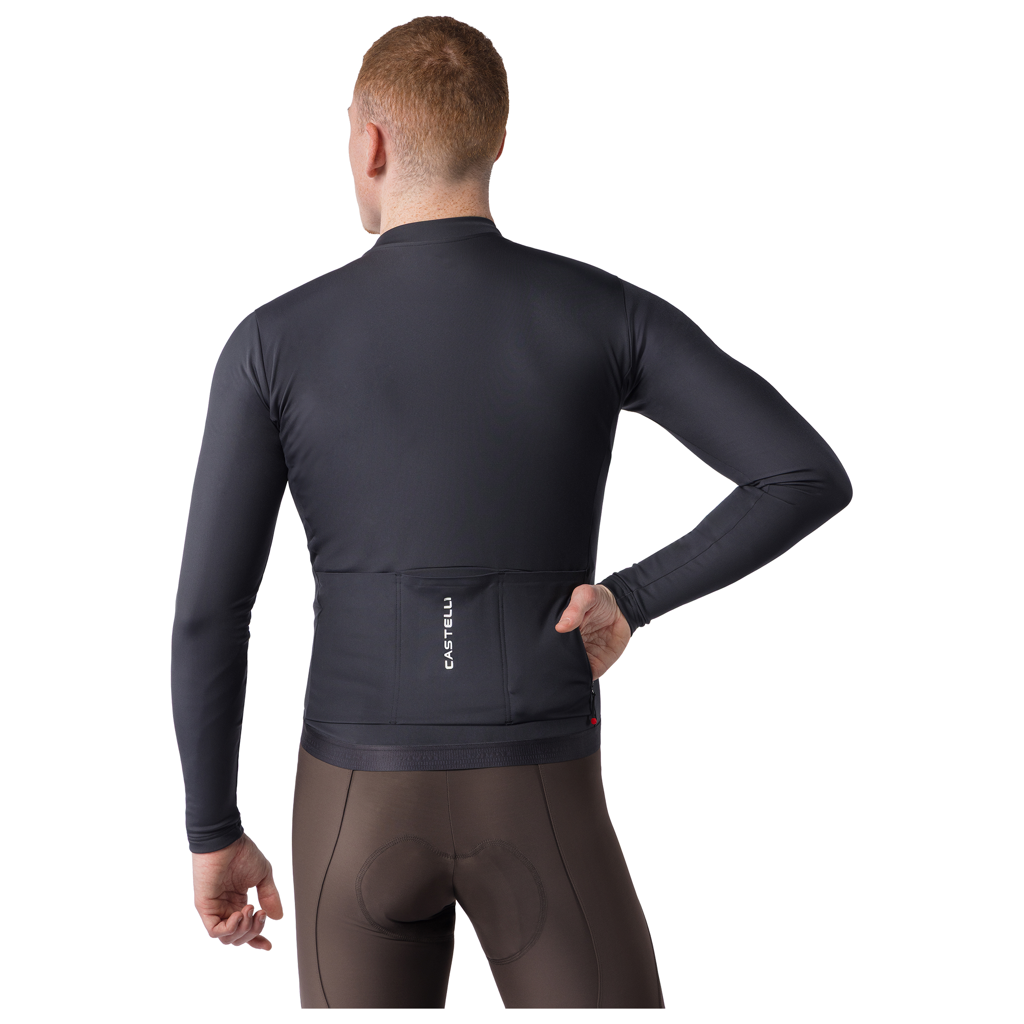 Castelli Langarmtrikot Espresso Thermal 2 schwarz