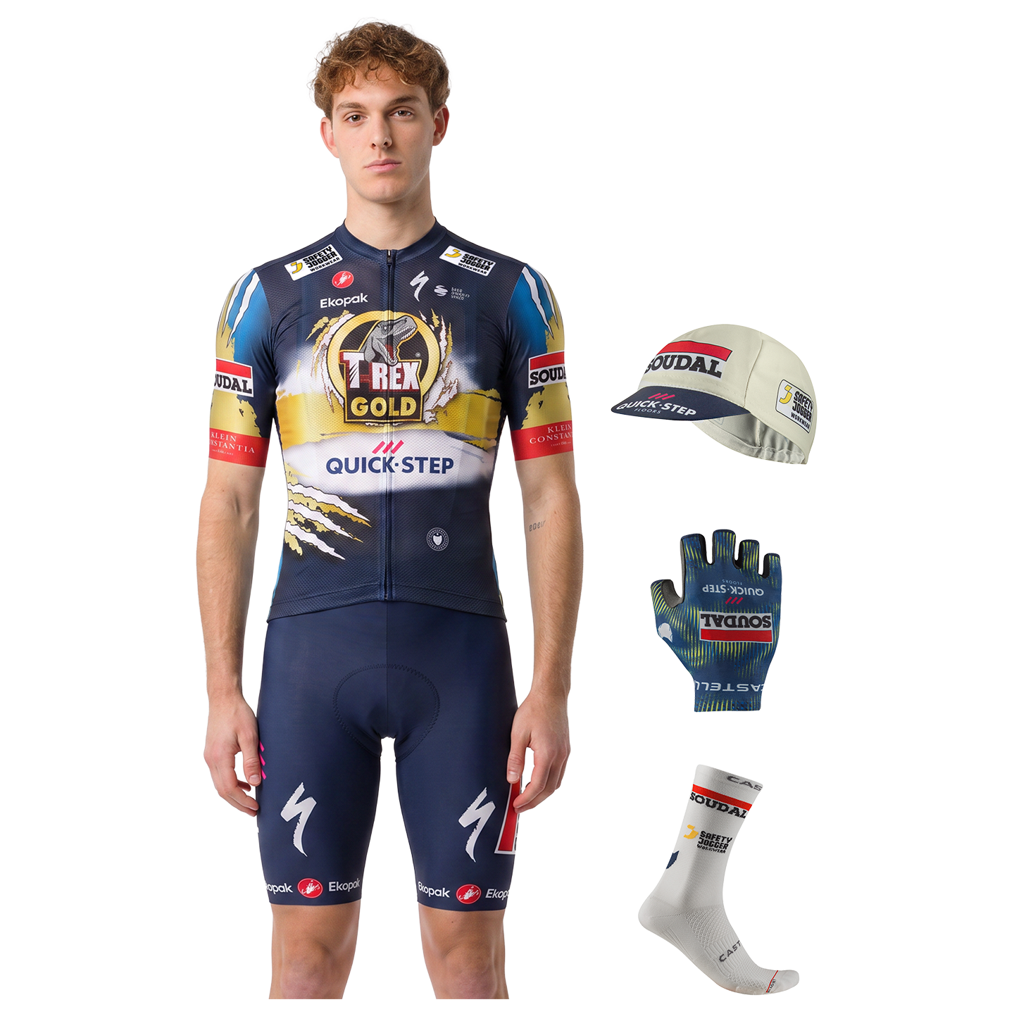 Castelli Maxi-Set (5 Teile) SOUDAL QUICK-STEP  Tour Poland 2026 blau/gold