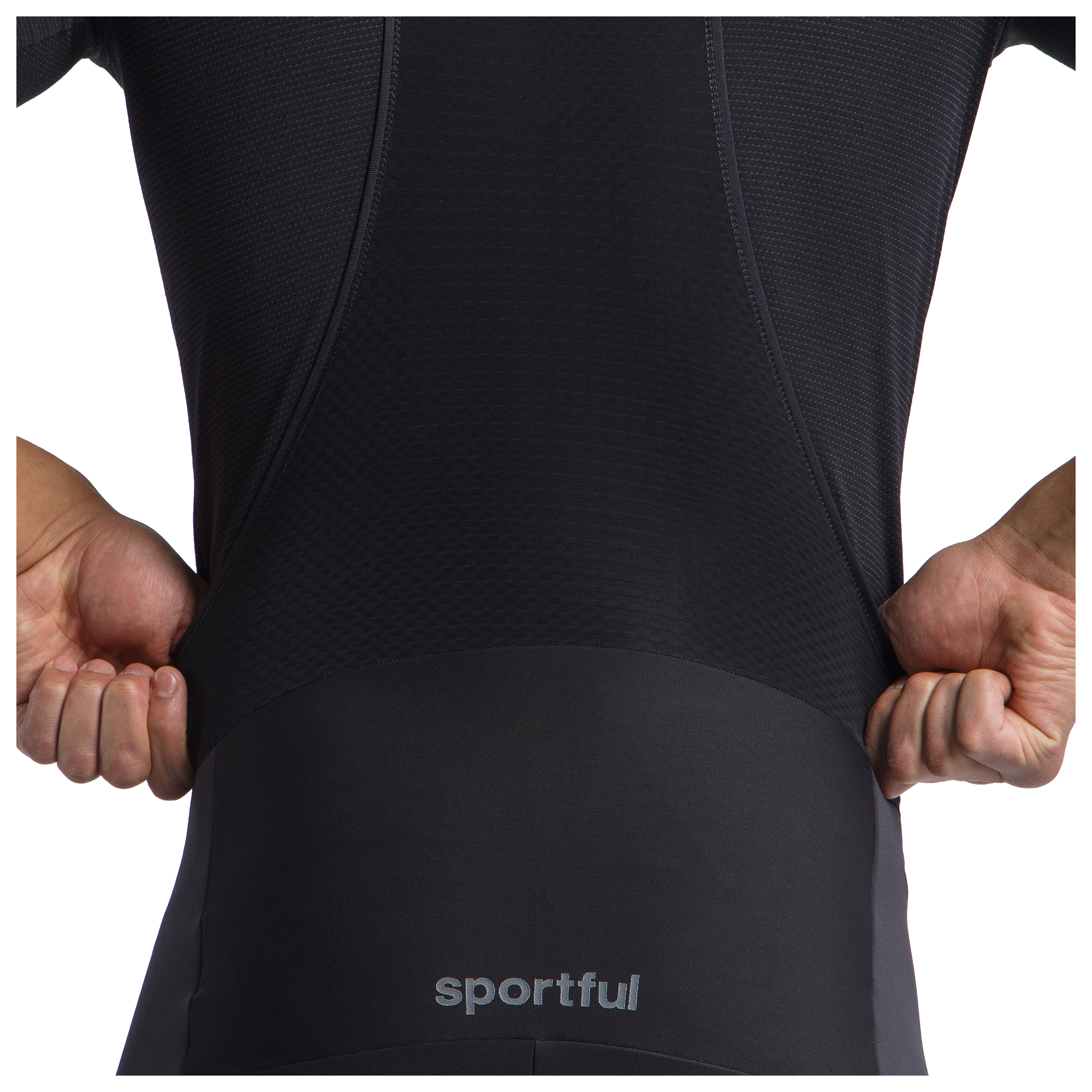 Sportful lange Trägerhose Deepwinter schwarz