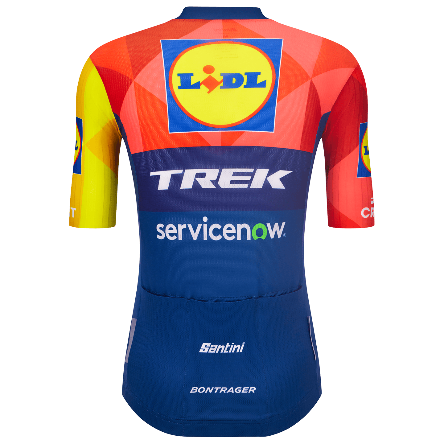 Santini LIDL-TREK Shirt met korte mouwen Race 2026 blauw, foto 2