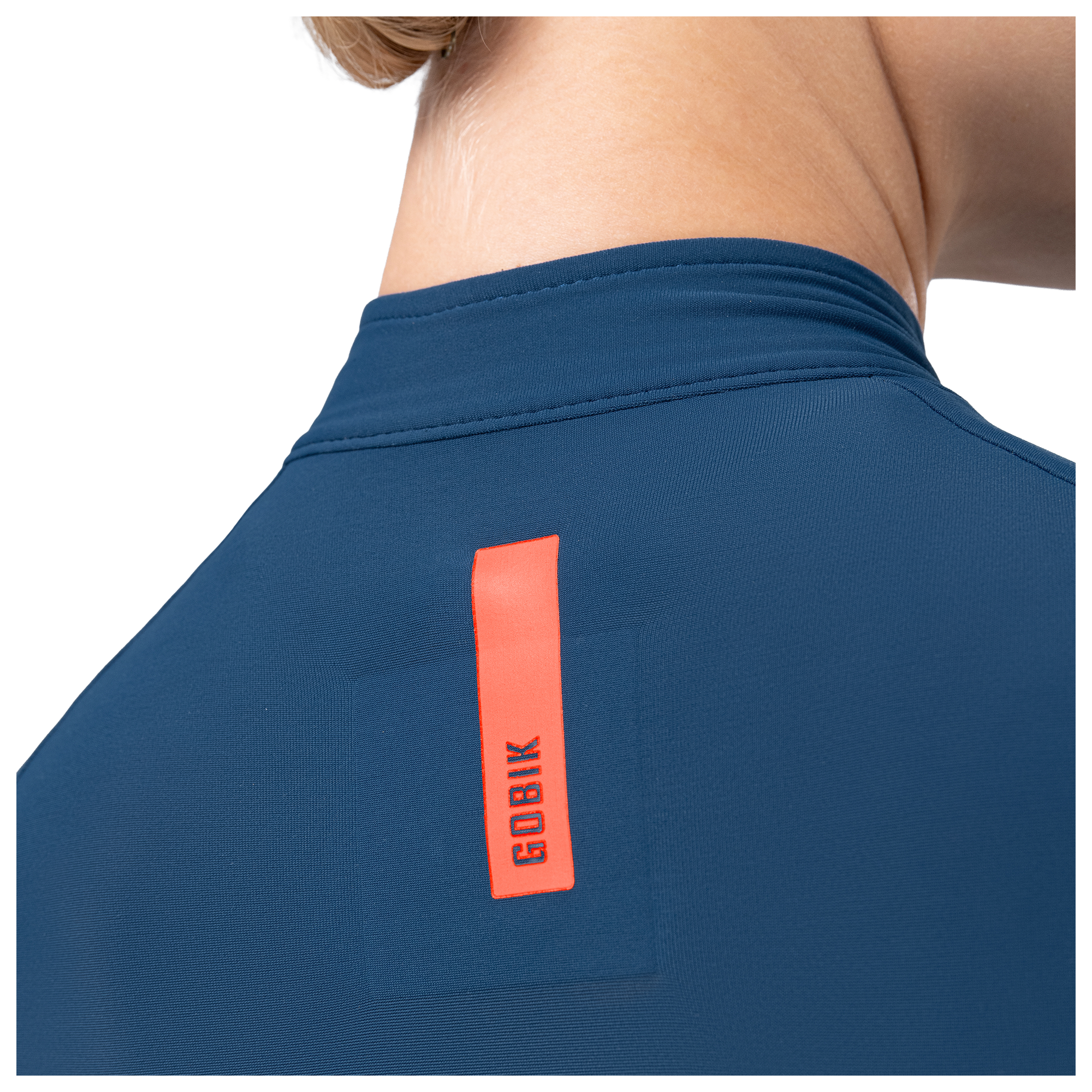 Gobik Maillot manches longues femme  Pacer Solid 2.0 bleu
