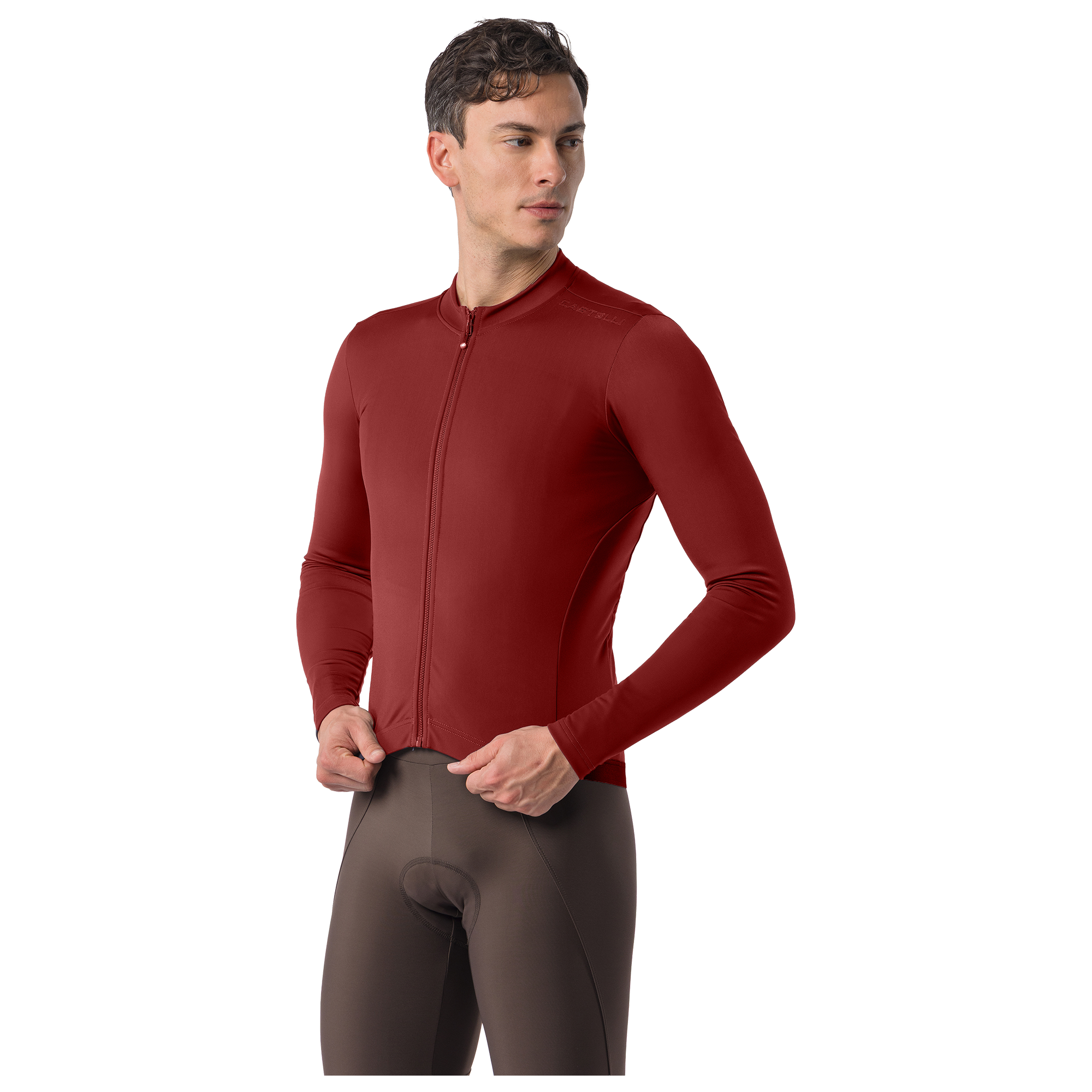 Langarmtrikot Espresso Thermal 2 – rot