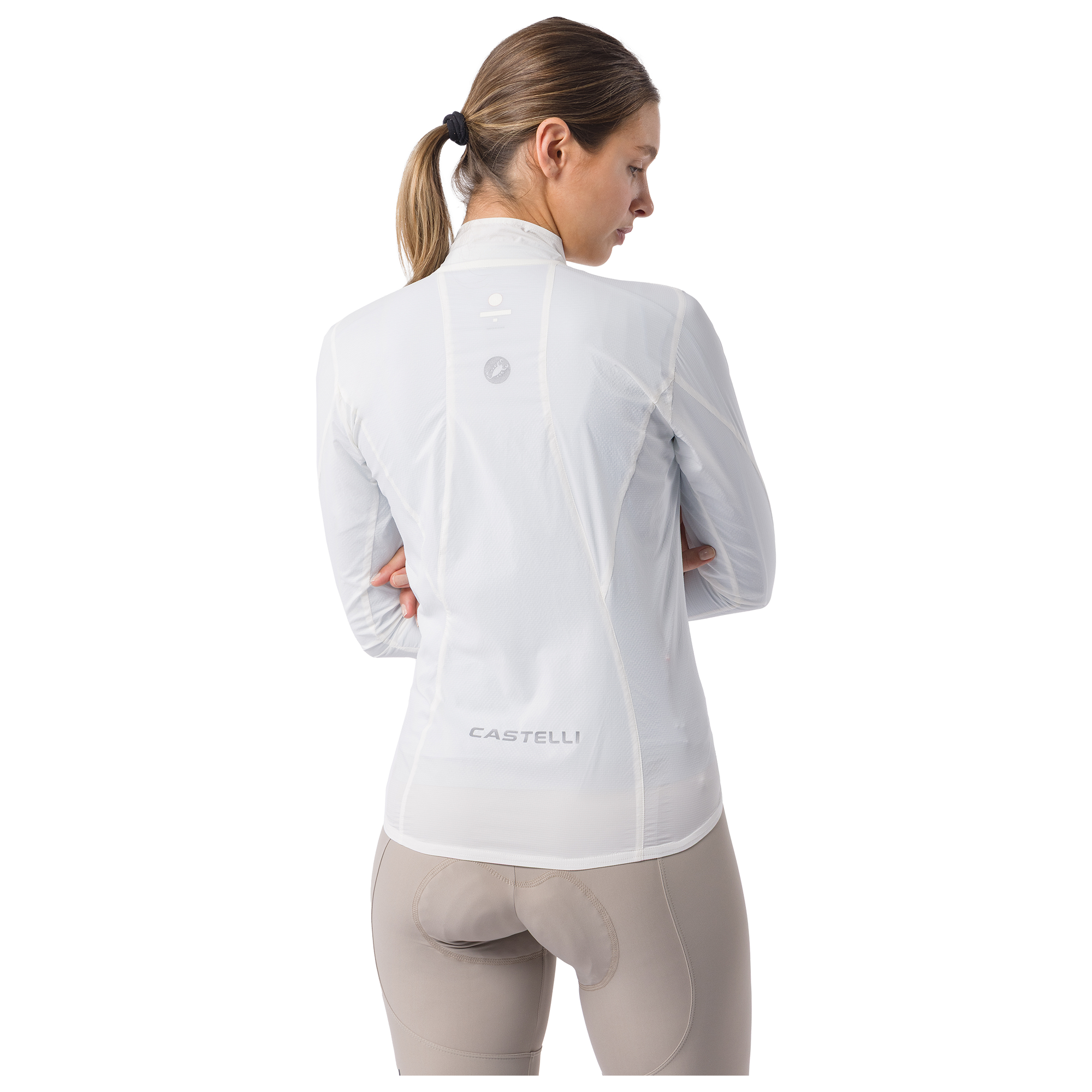 Castelli Damen Windjacke Transition weiß