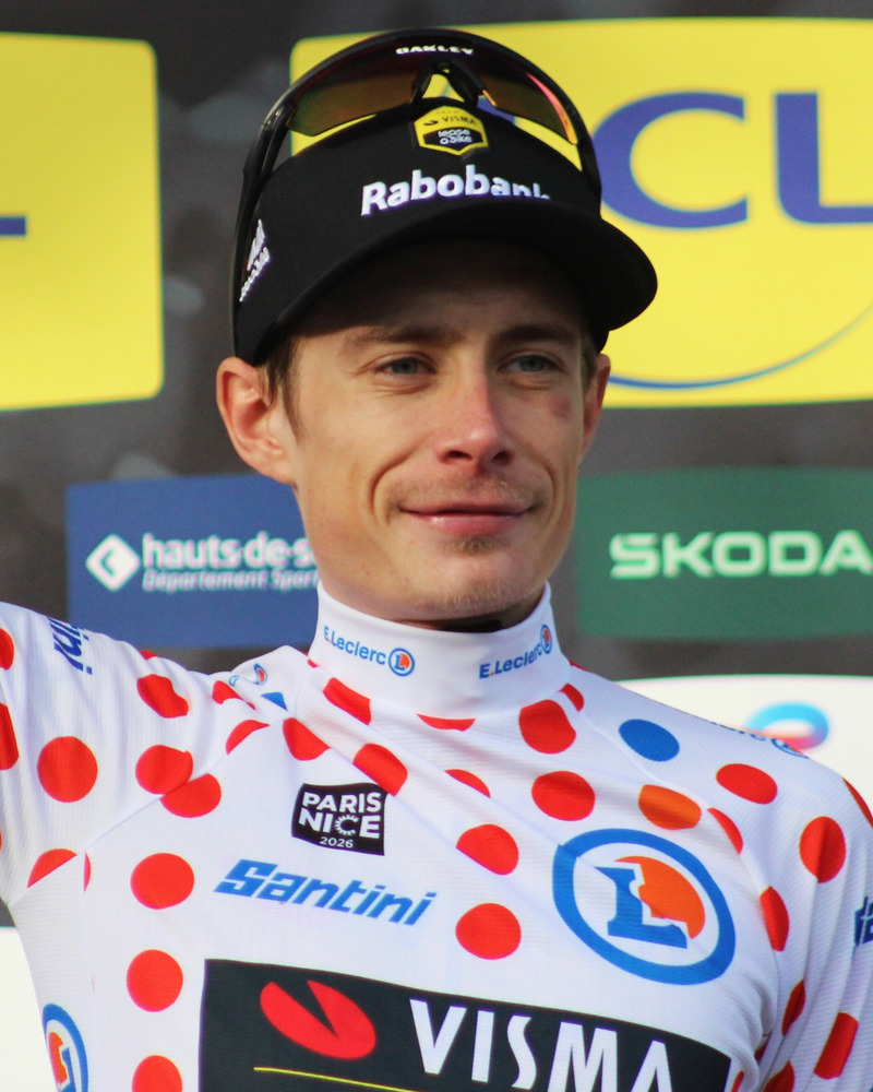 Jonas Vingegaard im Trikot von Visma | Lease a Bike bei Paris–Nizza 2026