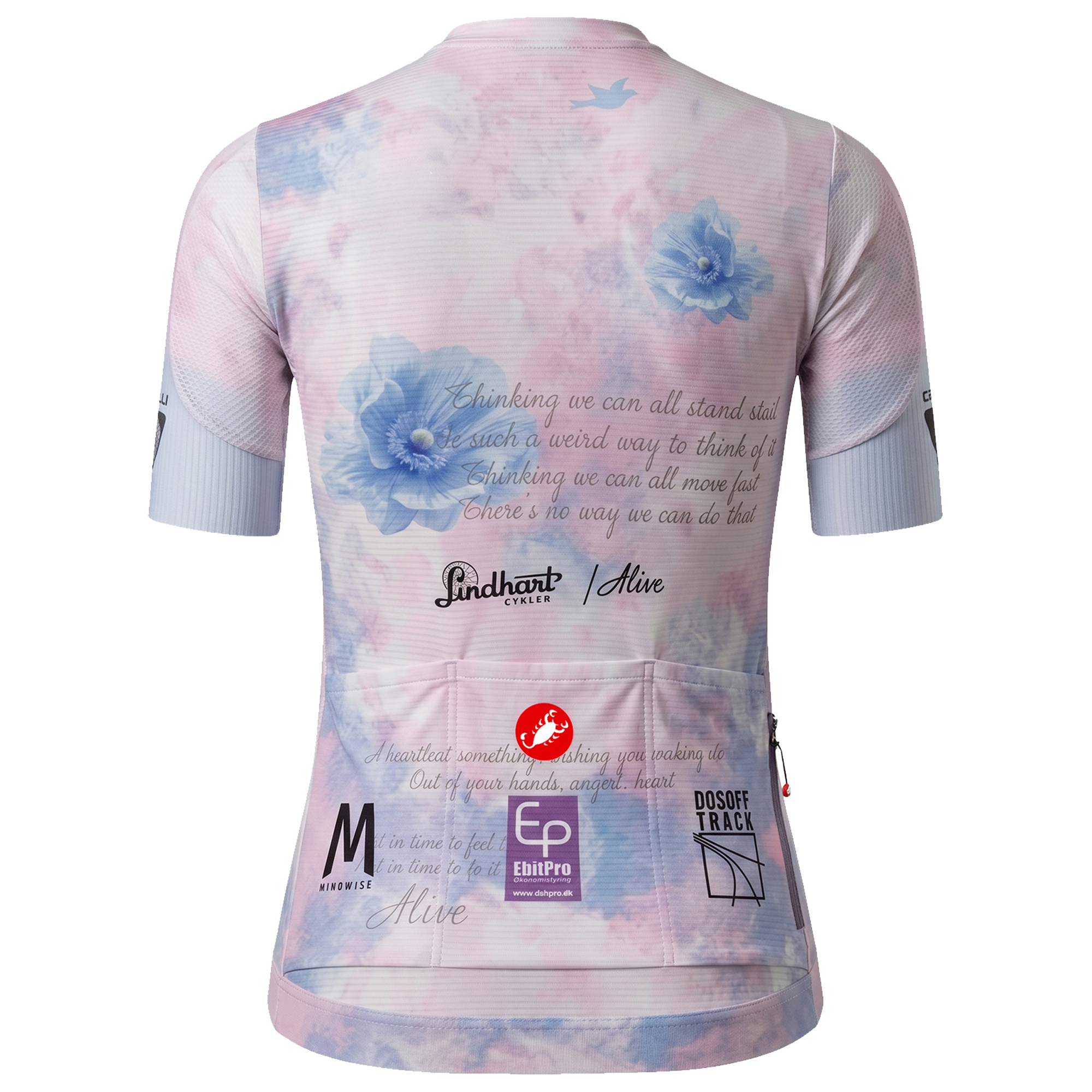 Castelli Maillot mangas cortas mujer  Espresso 2 Spirit of Gravel azul