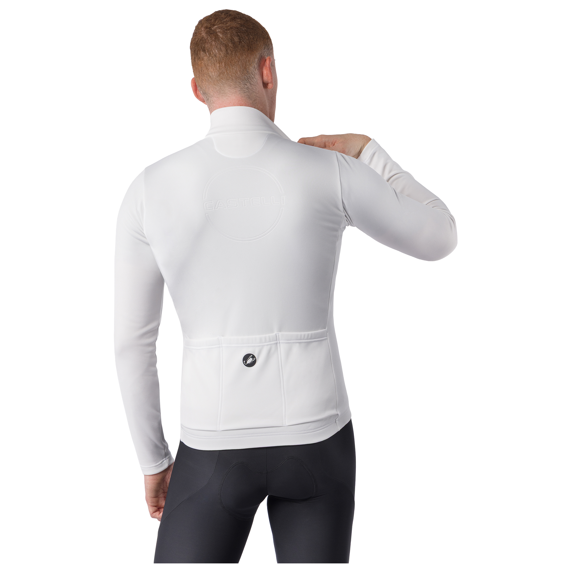Castelli Long Sleeve Jersey Competizione Thermal white