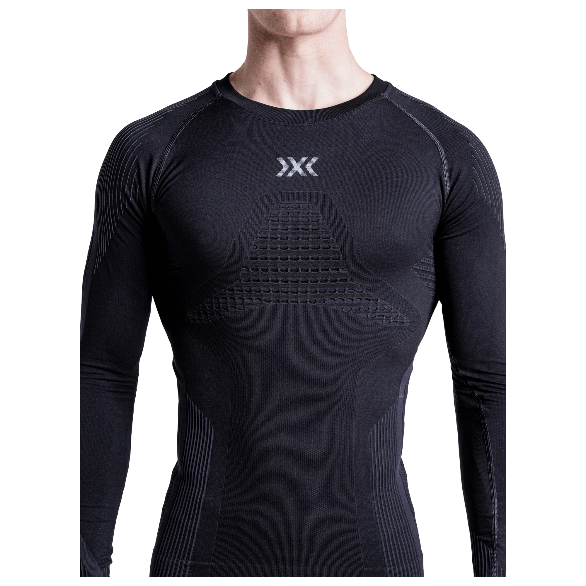 X-Bionic Camiseta interior de ciclismo de manga larga  Invent negro