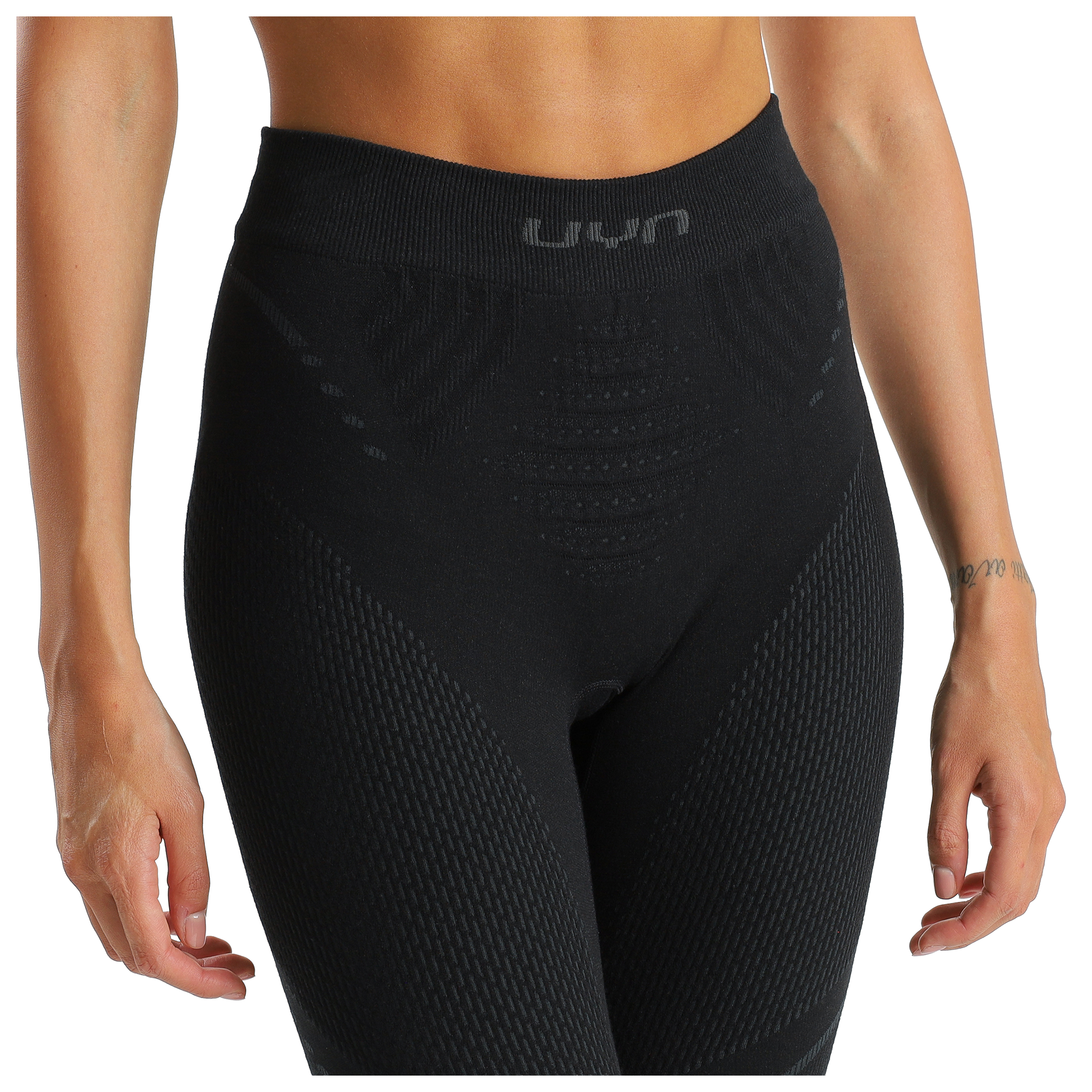 Uyn Women's Long Cycling Base Layer Tights Evolutyon Biotech black