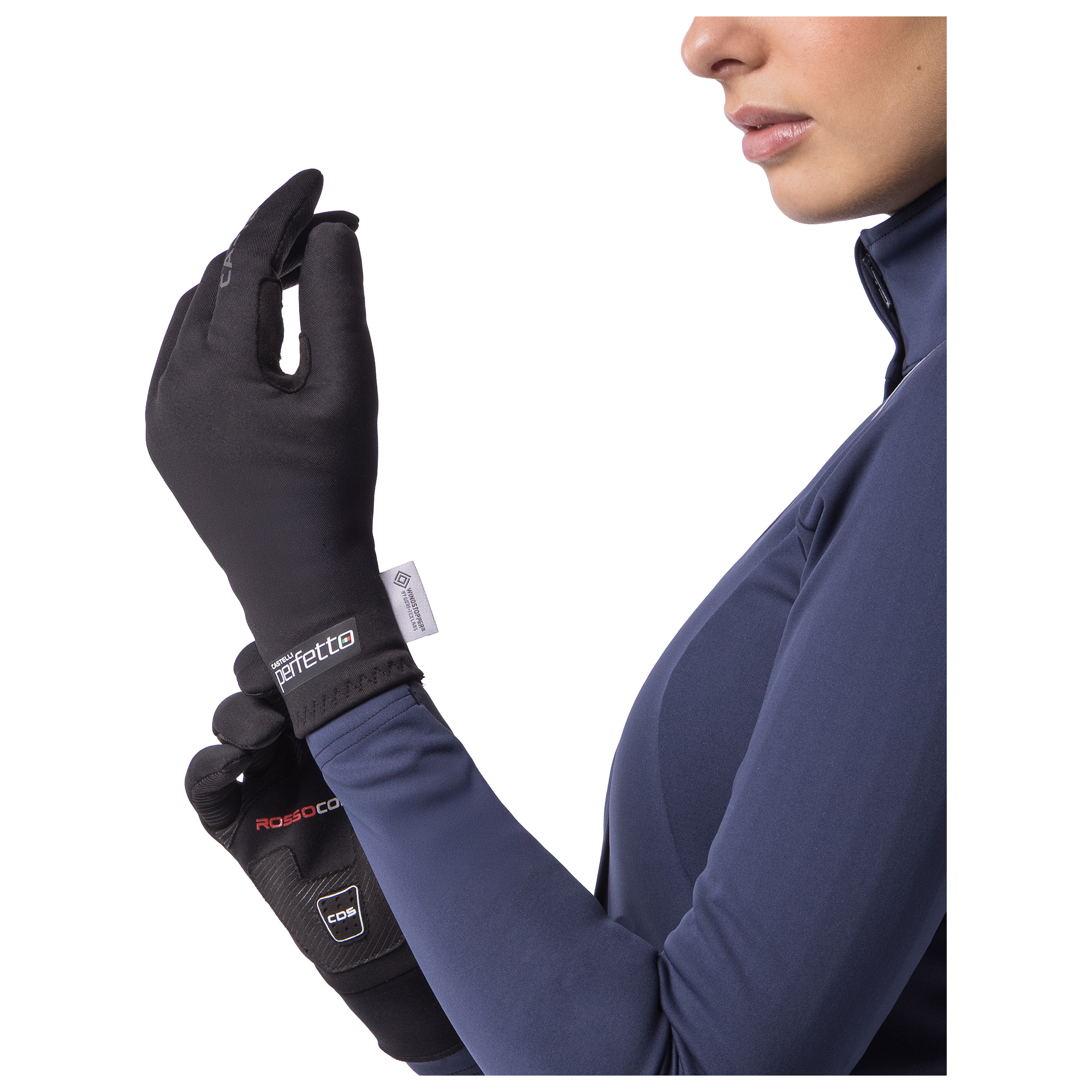 Castelli Gants hiver femme Perfetto RoS noir
