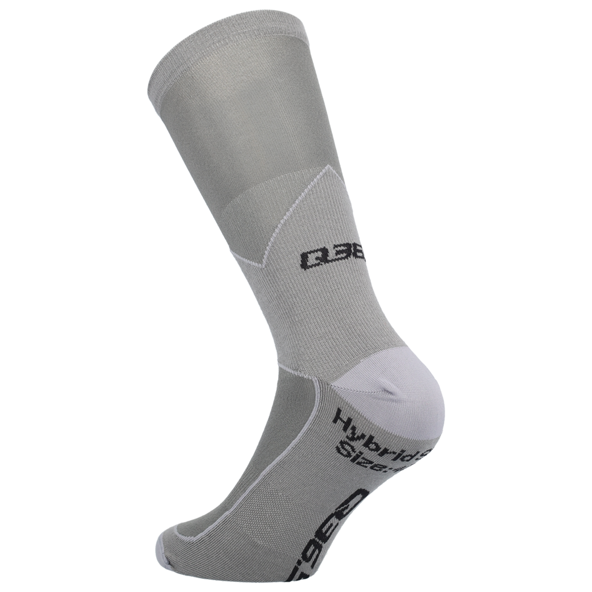Q36.5 Zimowe skarpety rowerowe  Hybrid szary