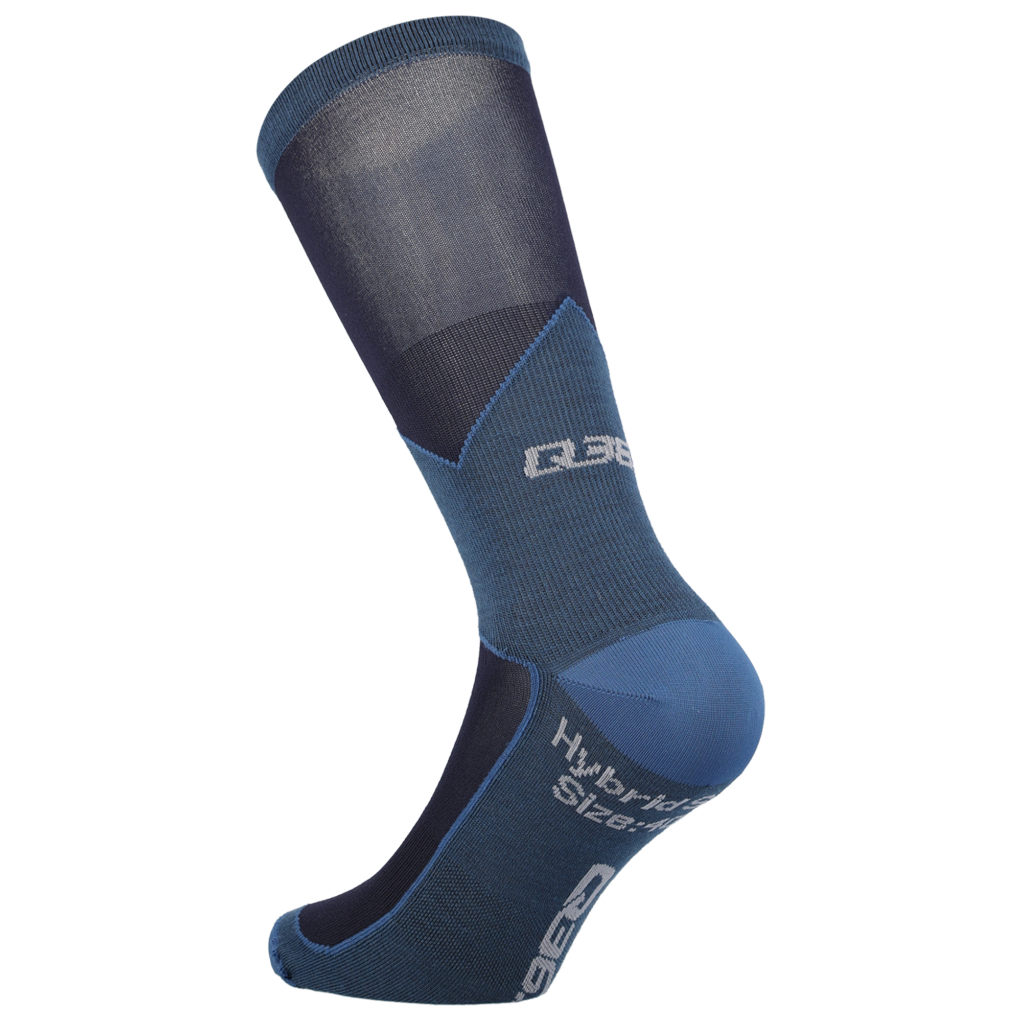 Q36.5 Chaussettes de vélo hiver  Hybrid bleu