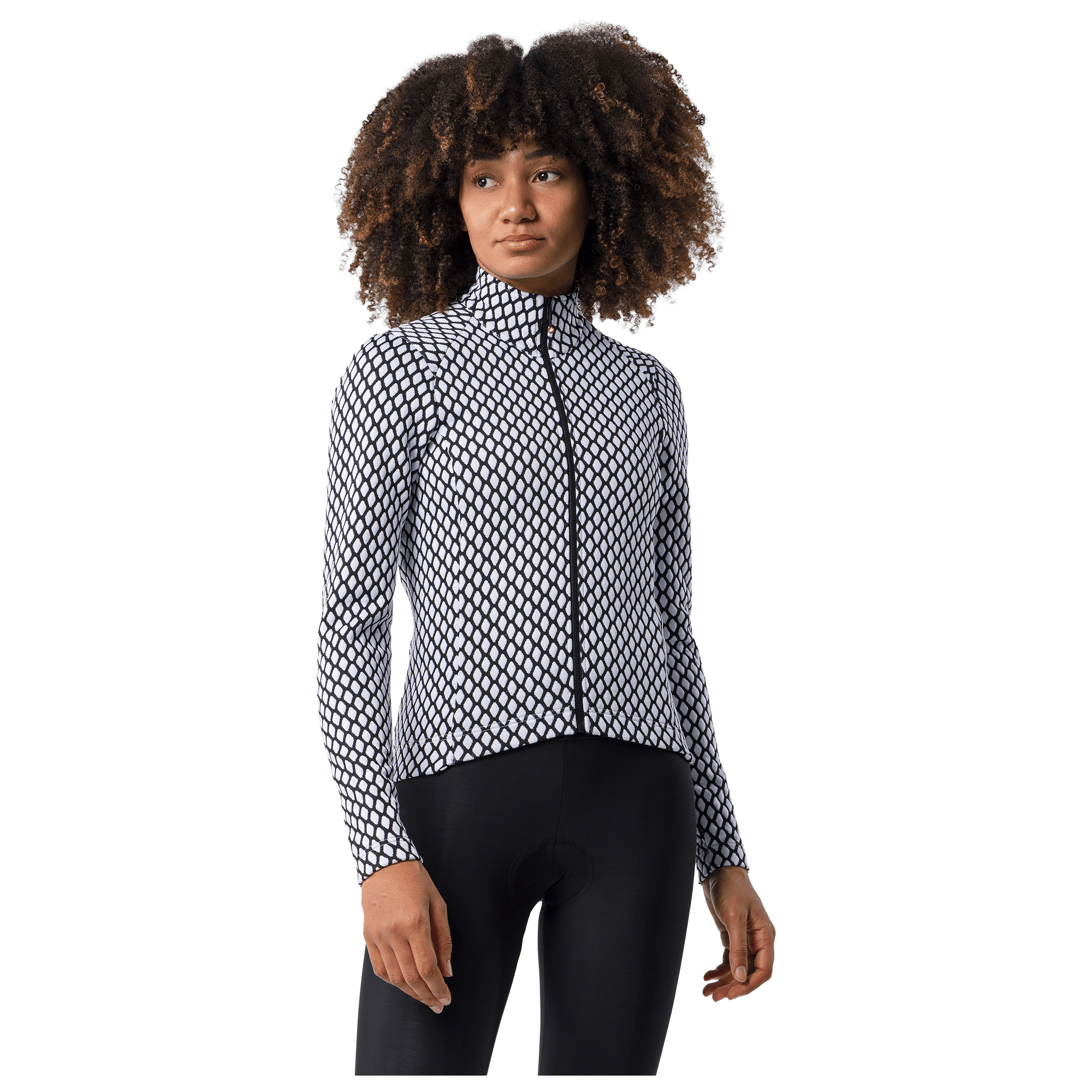 Castelli Damen Trikotjacke Ventra Thermal schwarz/weiß