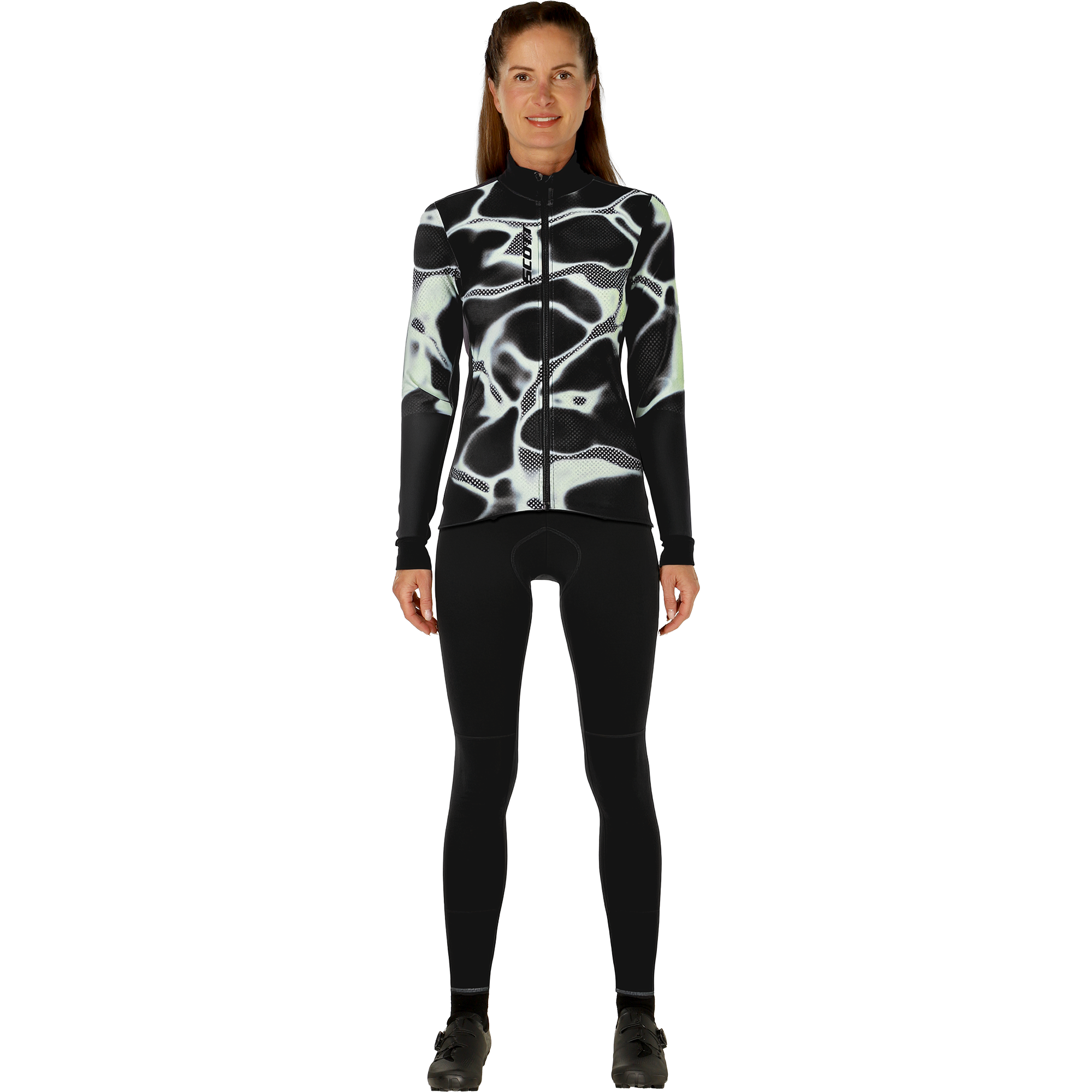 Scott Damen Set (2 Teile)  Langarmtrikot Pro schwarz/mint