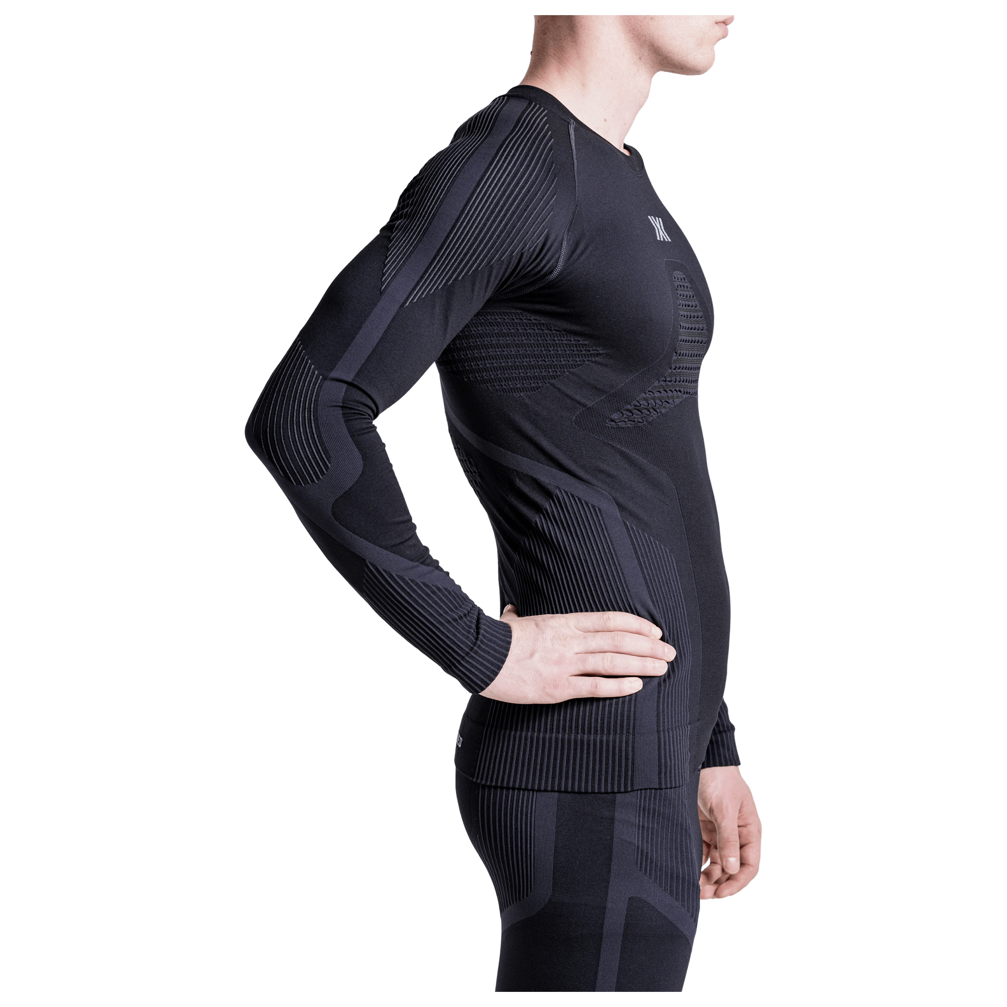 X-Bionic Camiseta interior de ciclismo de manga larga  Invent negro