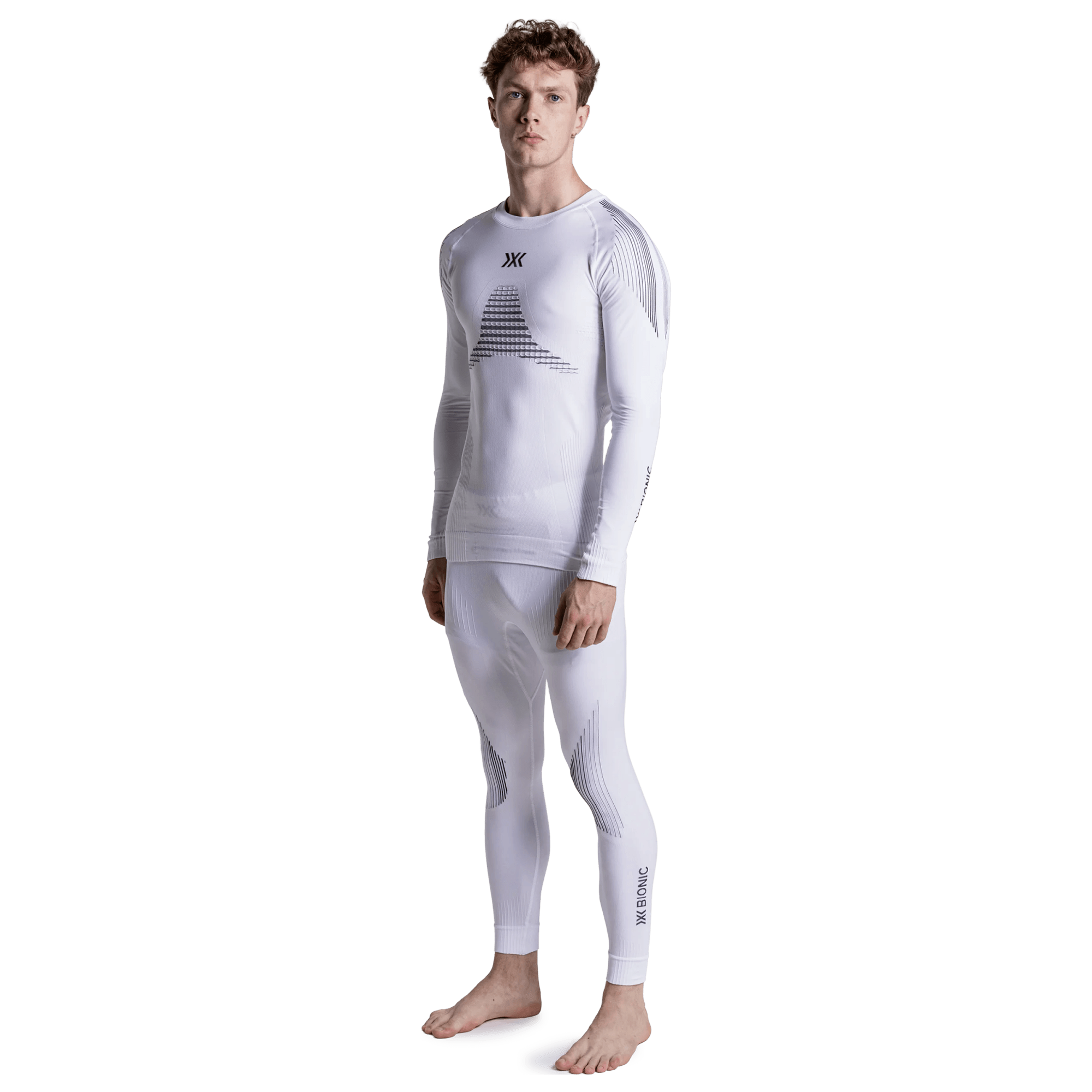 X-Bionic Camiseta interior de ciclismo de manga larga  Invent blanco