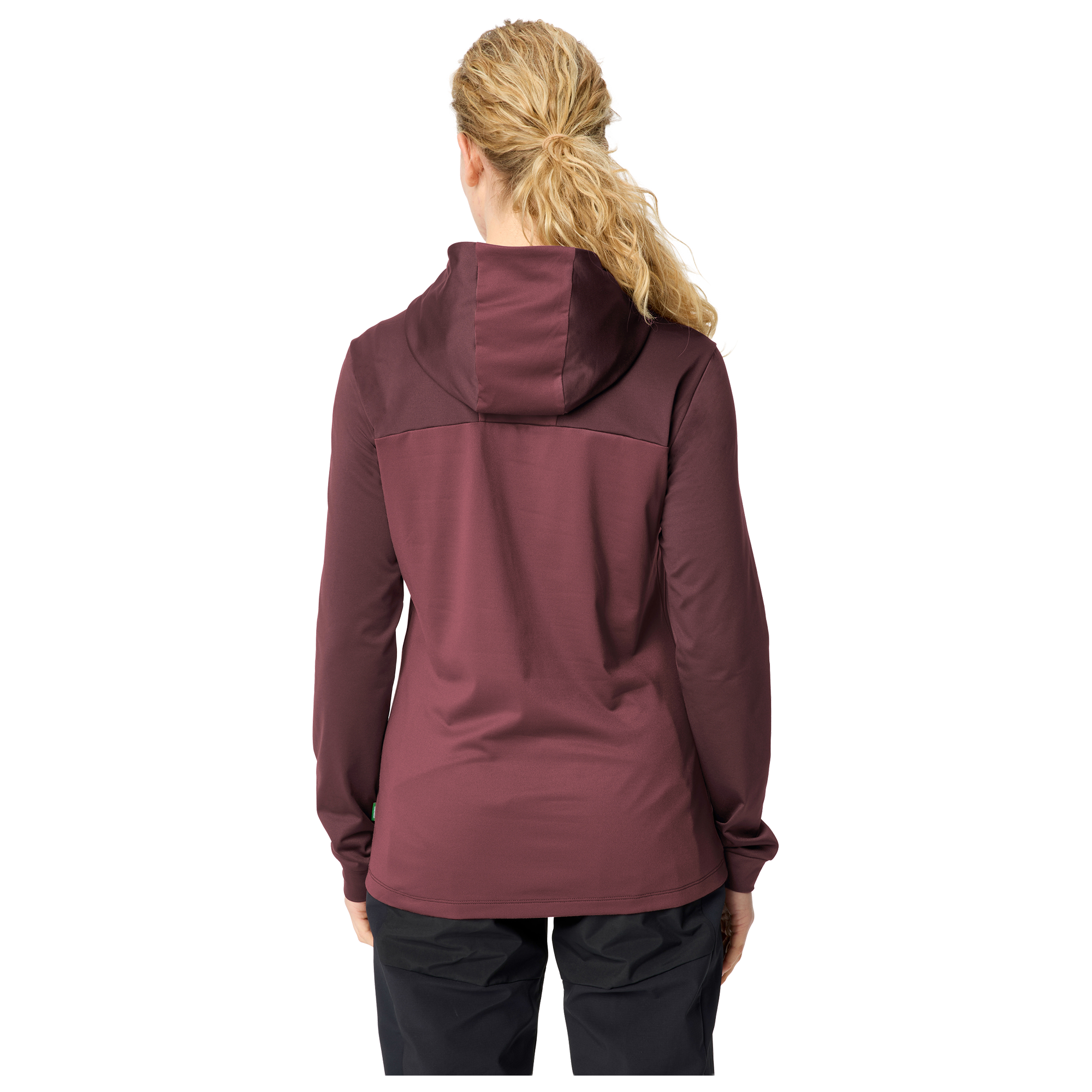 Vaude Camiseta de ciclismo manga larga mujer  Qimsa burdeos