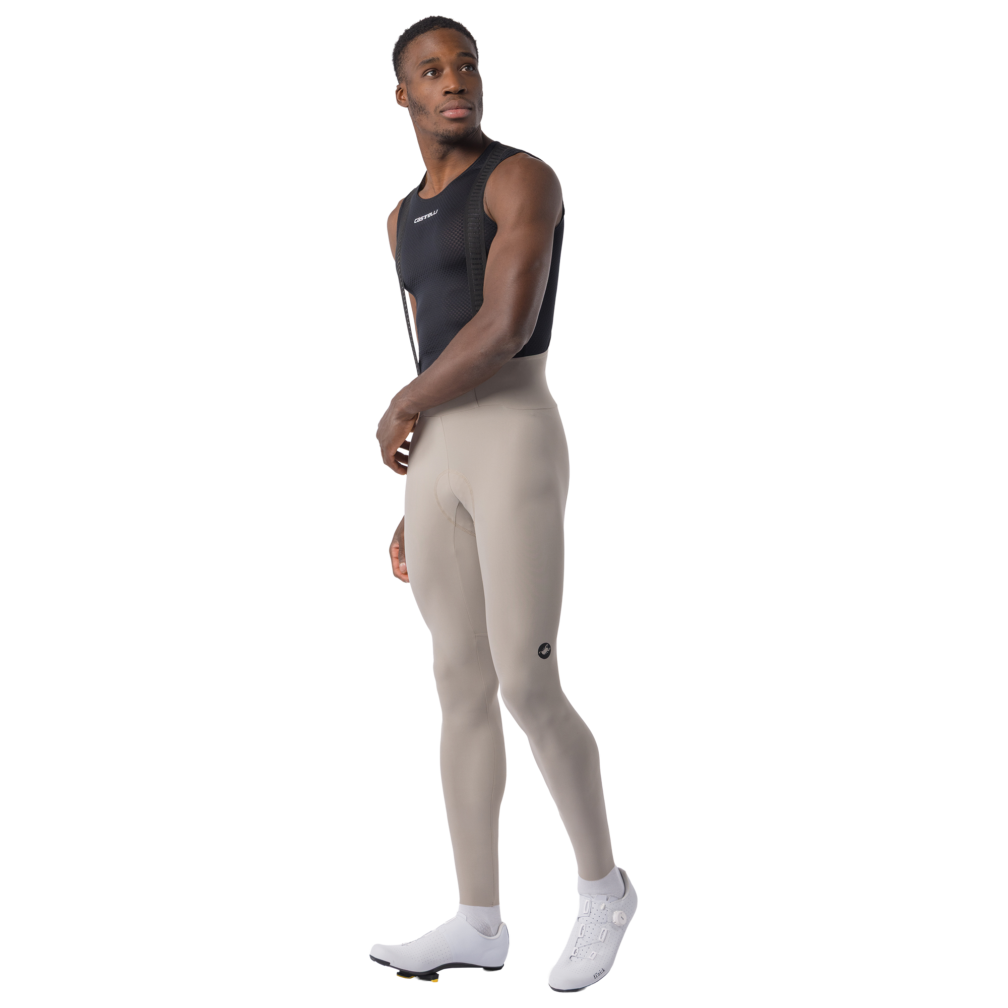 Castelli Cuissard long à bretelles  Espresso TRNSTN beige