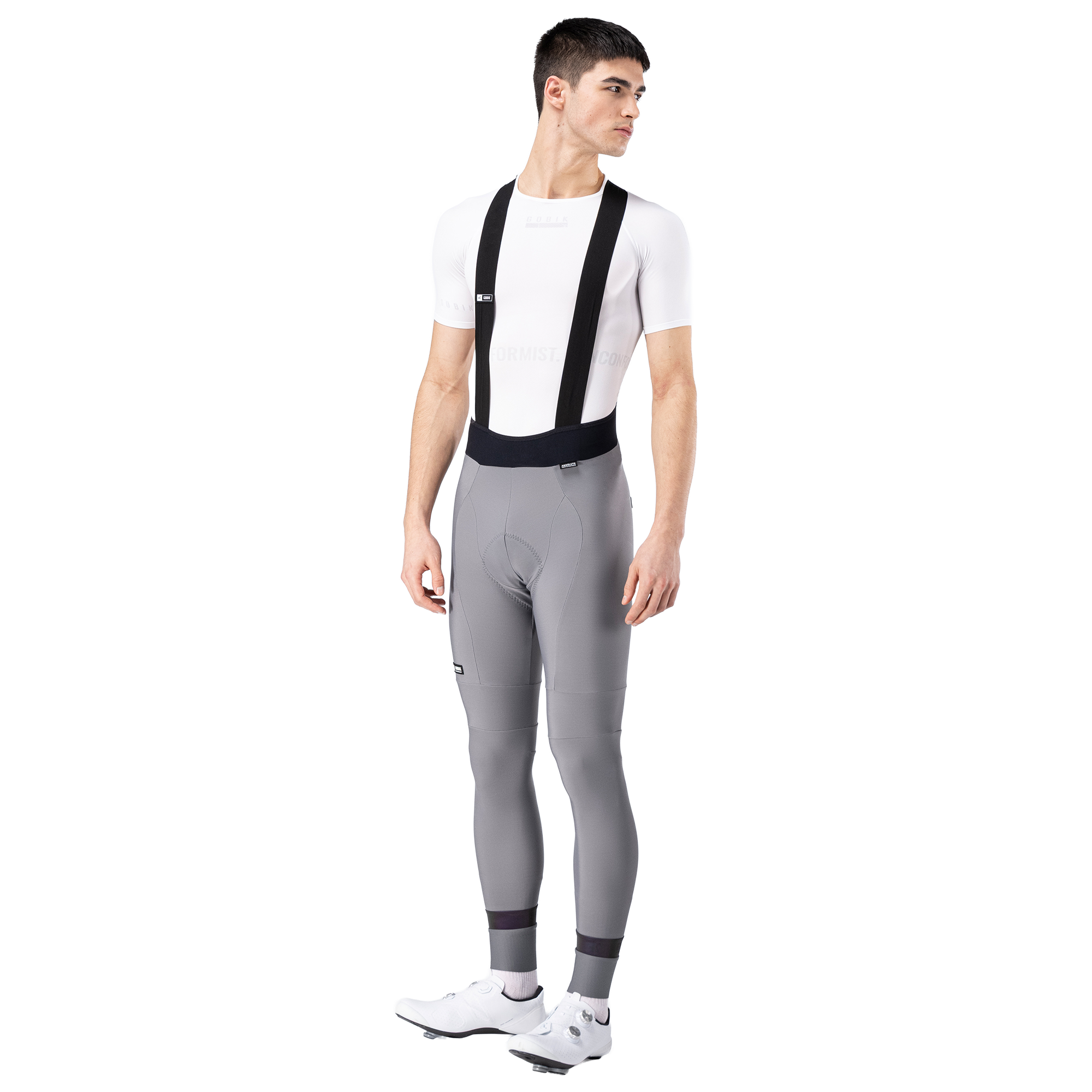Gobik Cuissard long à bretelles  Absolute 8.0 gris