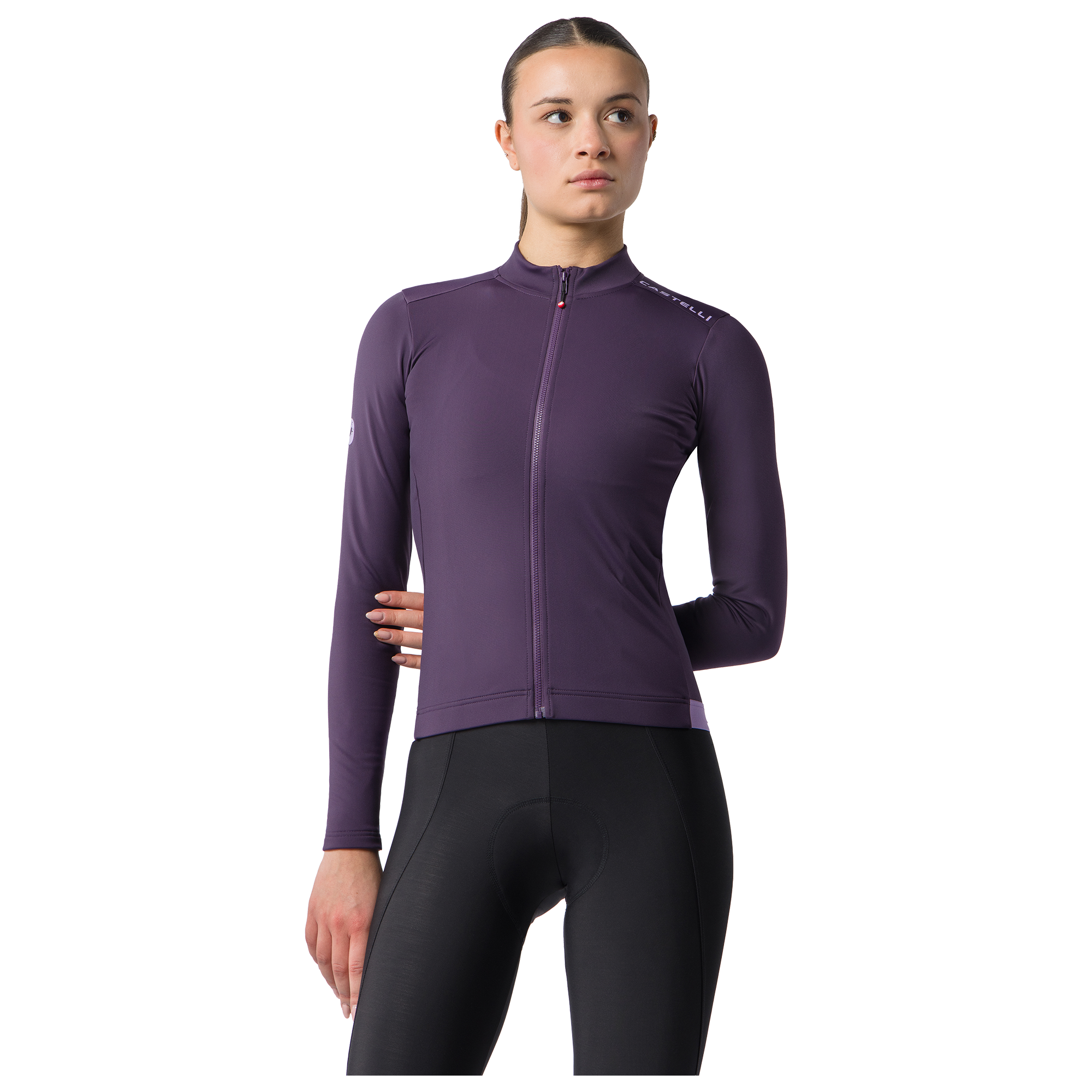 Castelli Maillot manches longues femme  Espresso Thermal 2 lilas
