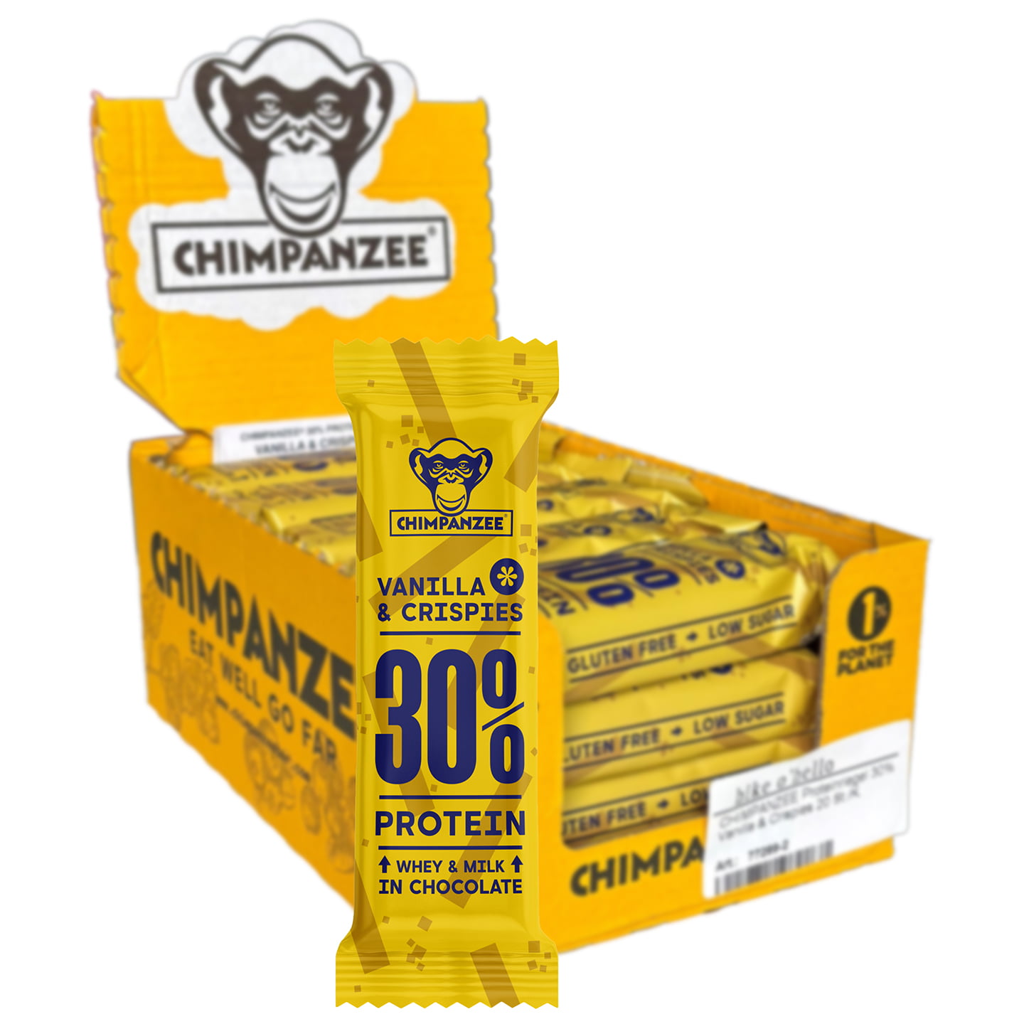 Barrette proteiche 30% Vanilla & Crispies 20 pz/ctn