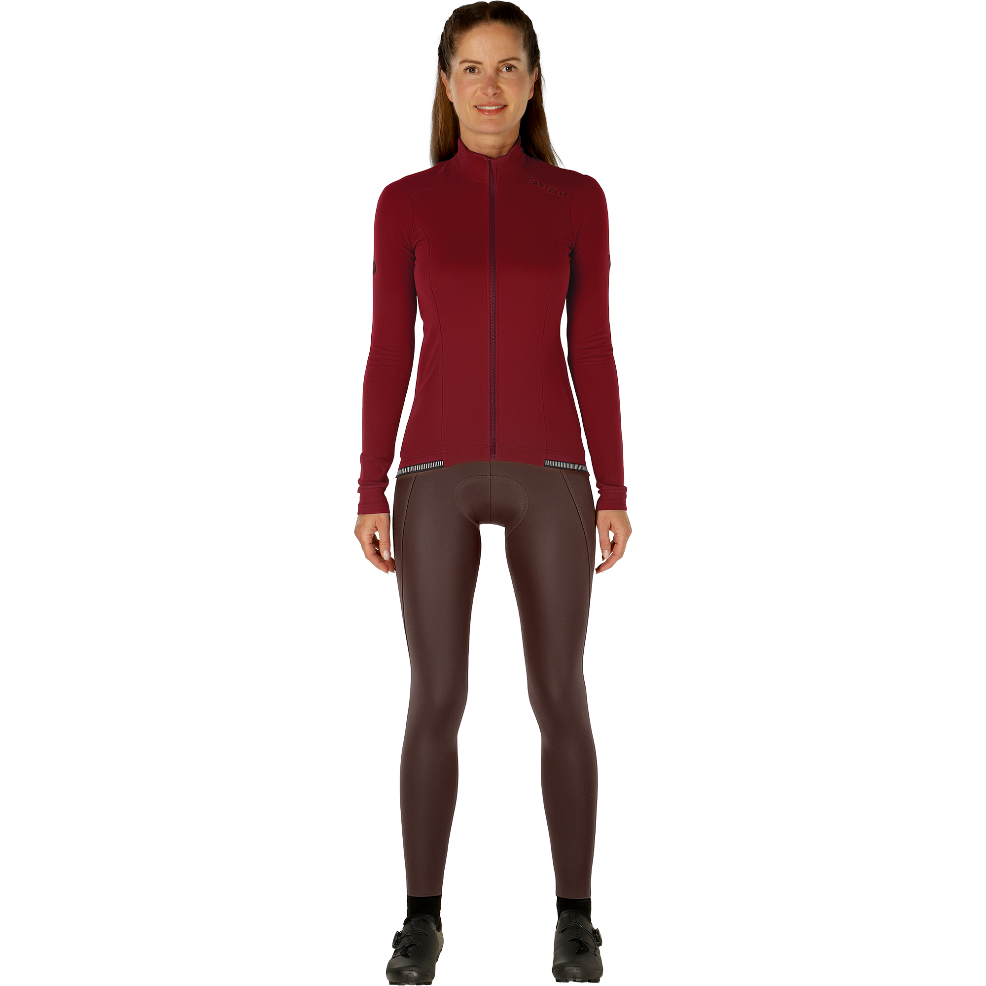 Castelli Damen-Set (2 Teile)  Espresso 2 rot