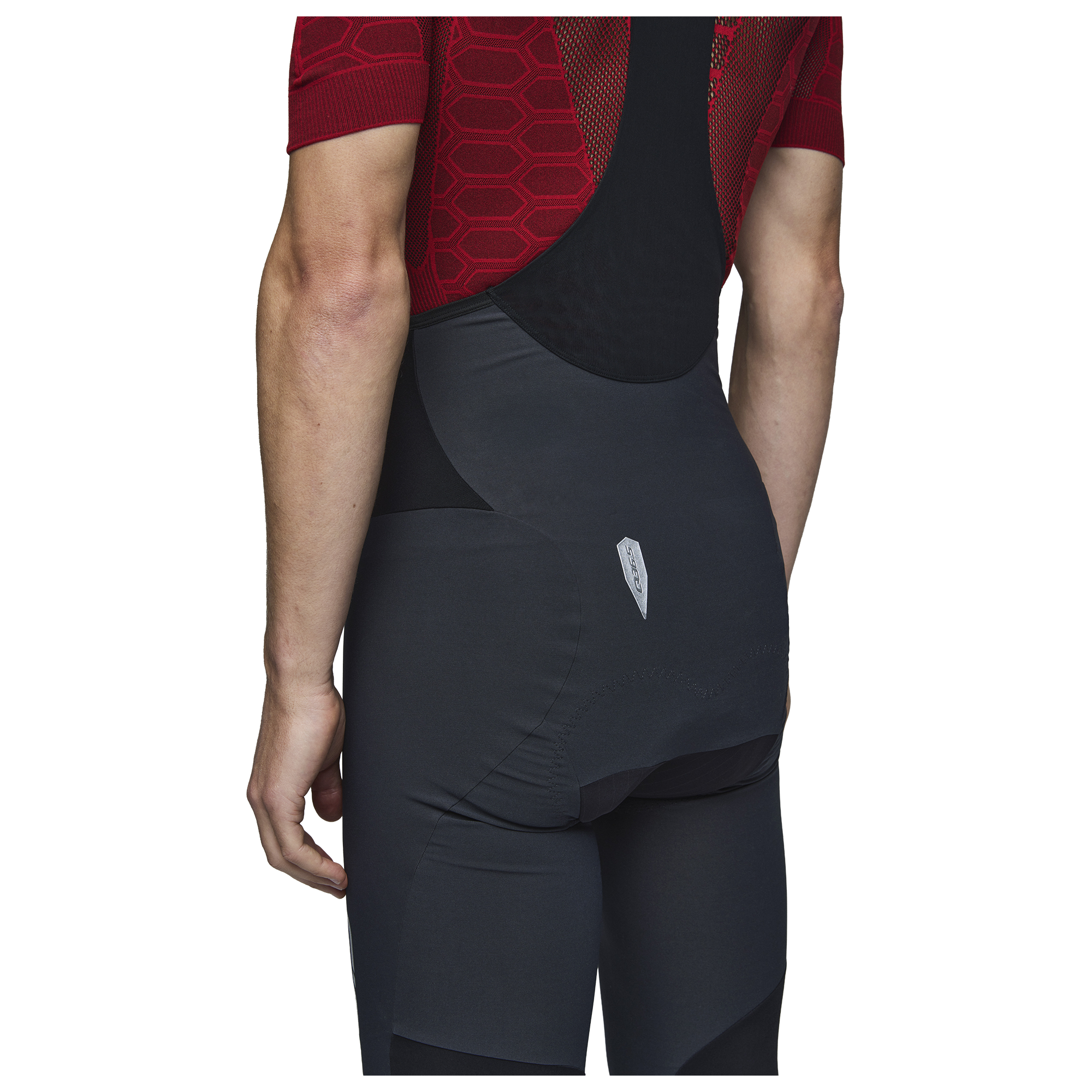 Q36.5 Culote largo con tirantes  Dottore Hybrid gris oscuro