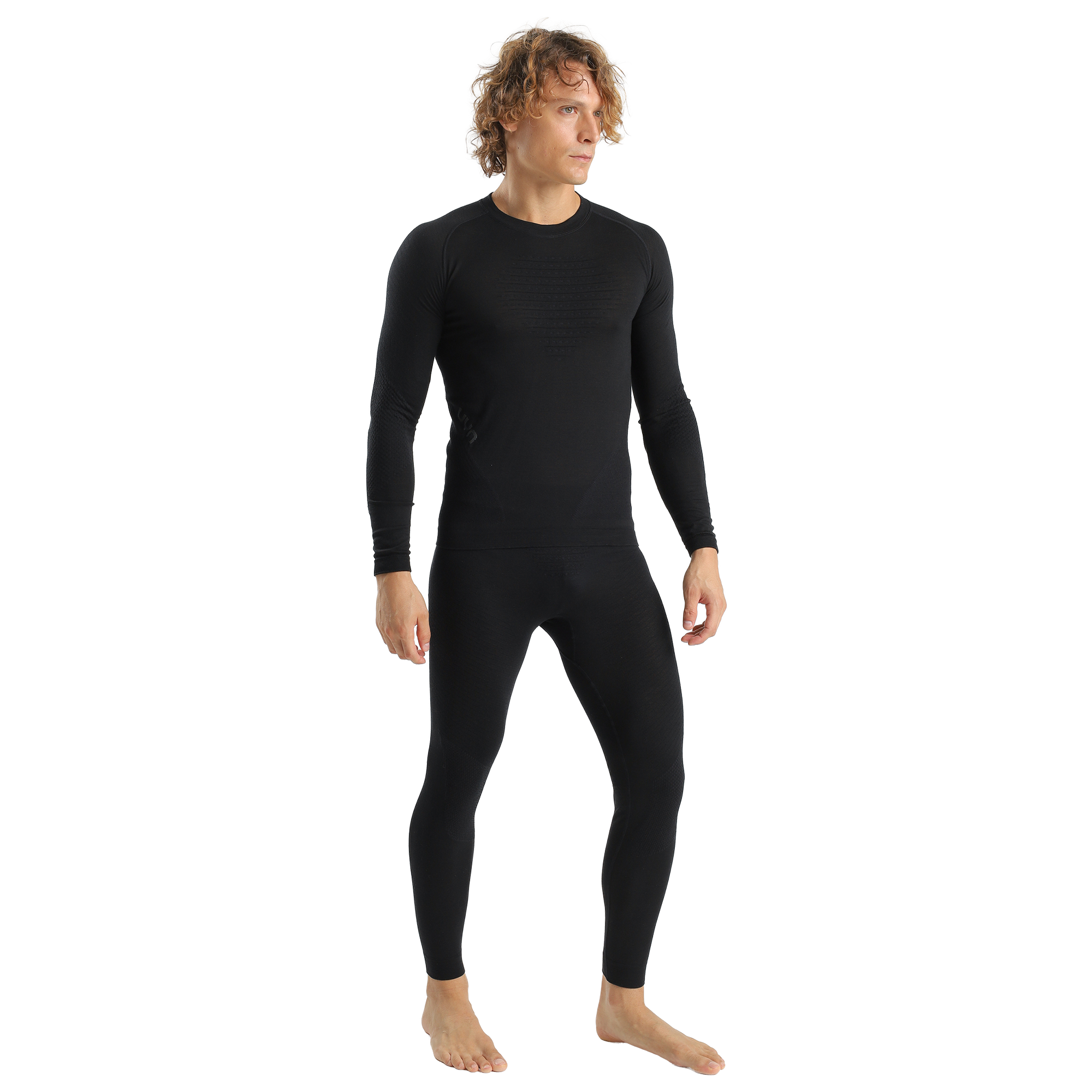 Uyn Long Cycling Base Layer Tights Fusyon Biotech black