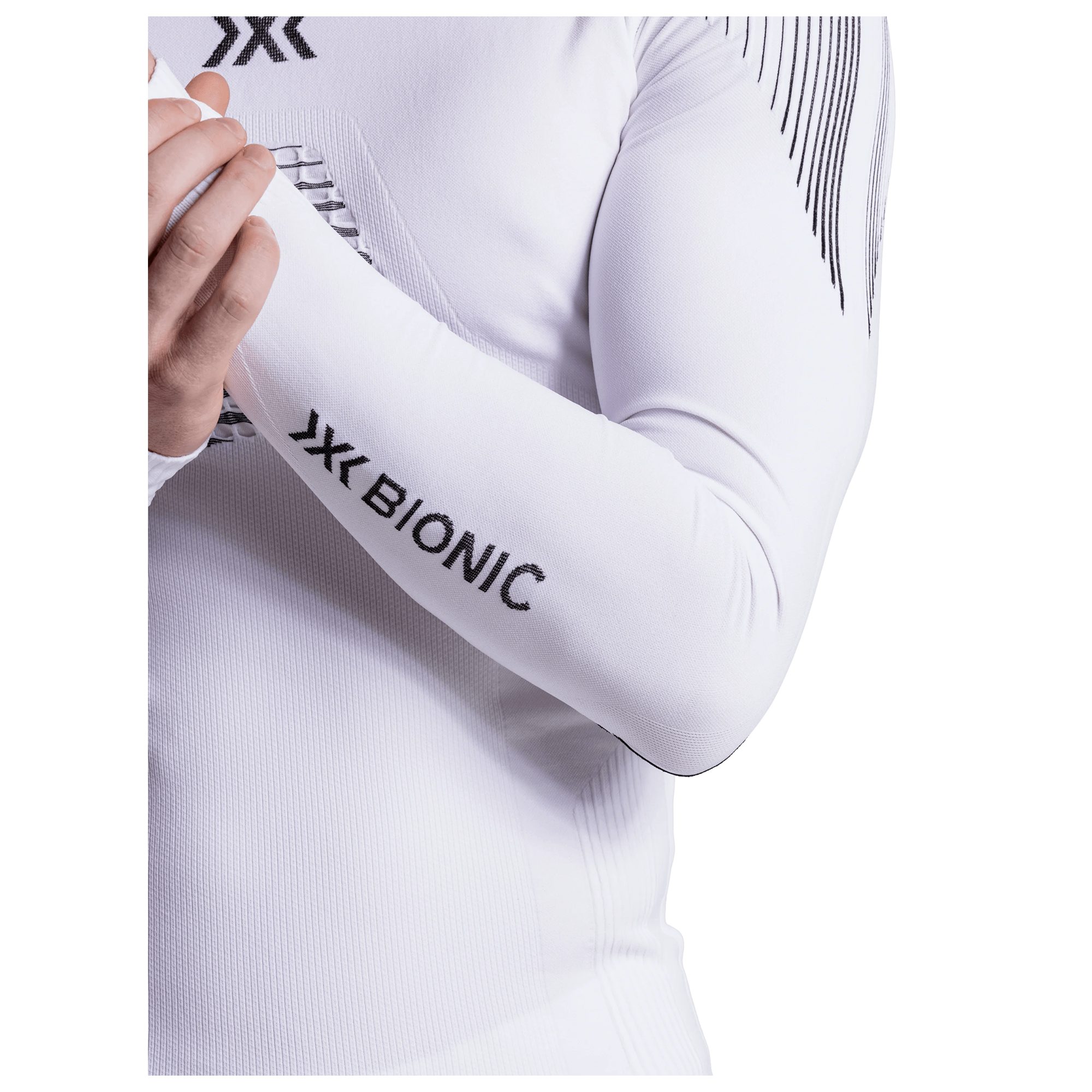 X-Bionic Camiseta interior de ciclismo de manga larga  Invent blanco