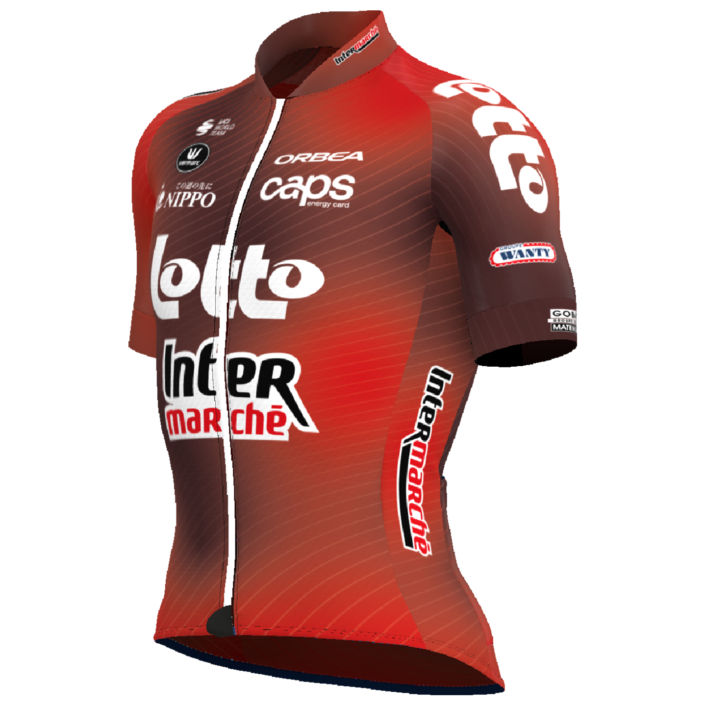 LOTTO-Intermarché Short Sleeve Jersey Red
