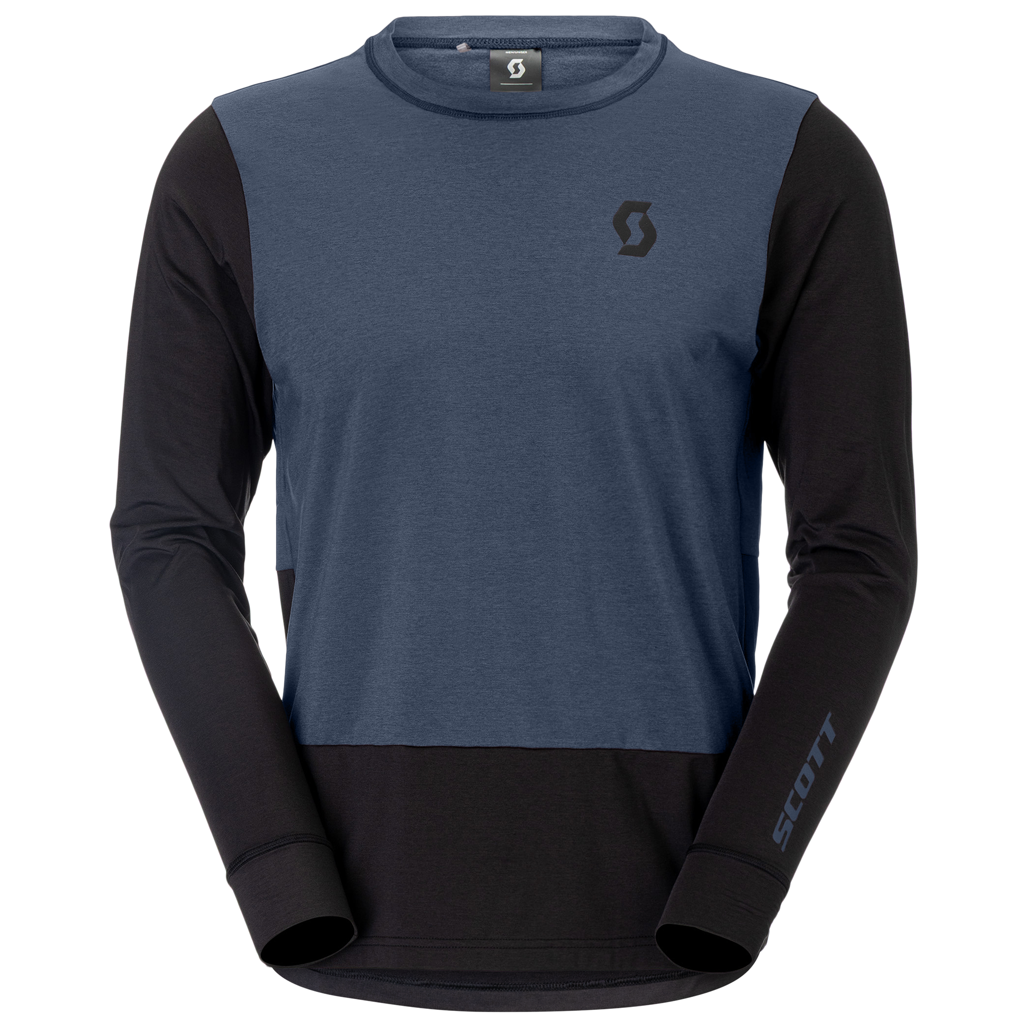 Scott Langarmtrikot Vertic Pro Mid blau