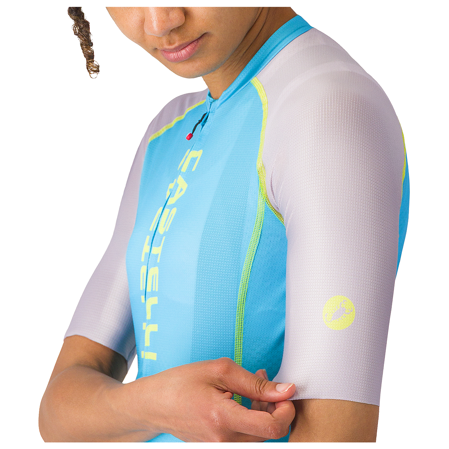 Castelli Damesfietsshirt Unlimited 2 blauw, foto 3