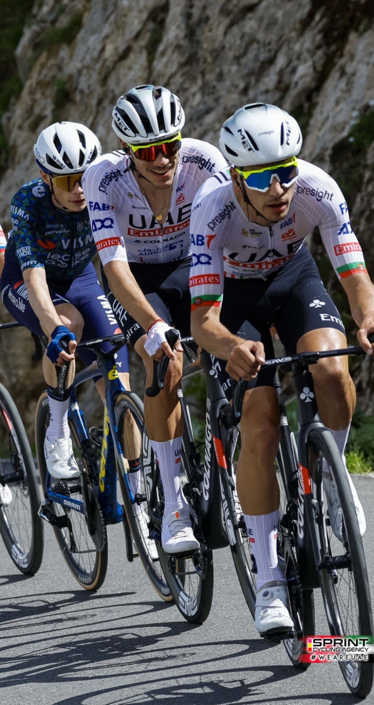 Photo d'action prise lors du « Tour de France » – les coureurs