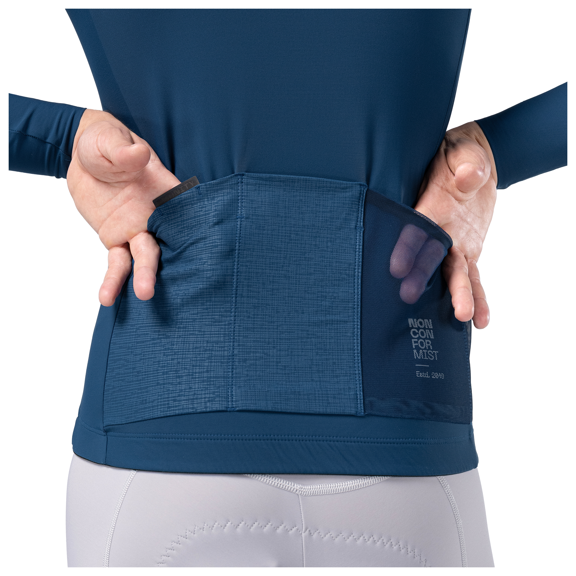 Gobik Maillot manches longues  Pacer Solid 2.0 bleu