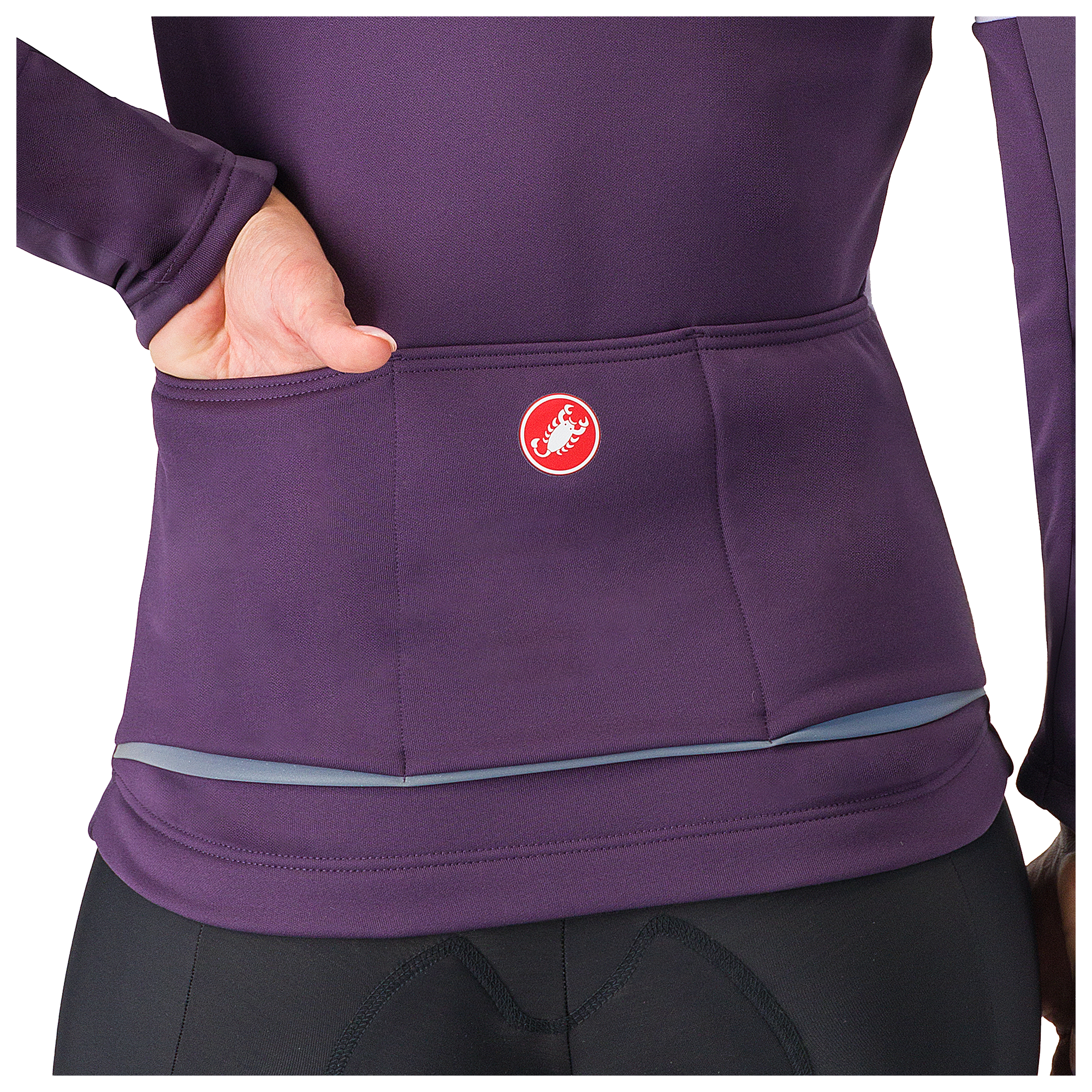 Castelli Damen Winterjacke Entrata 2 lila