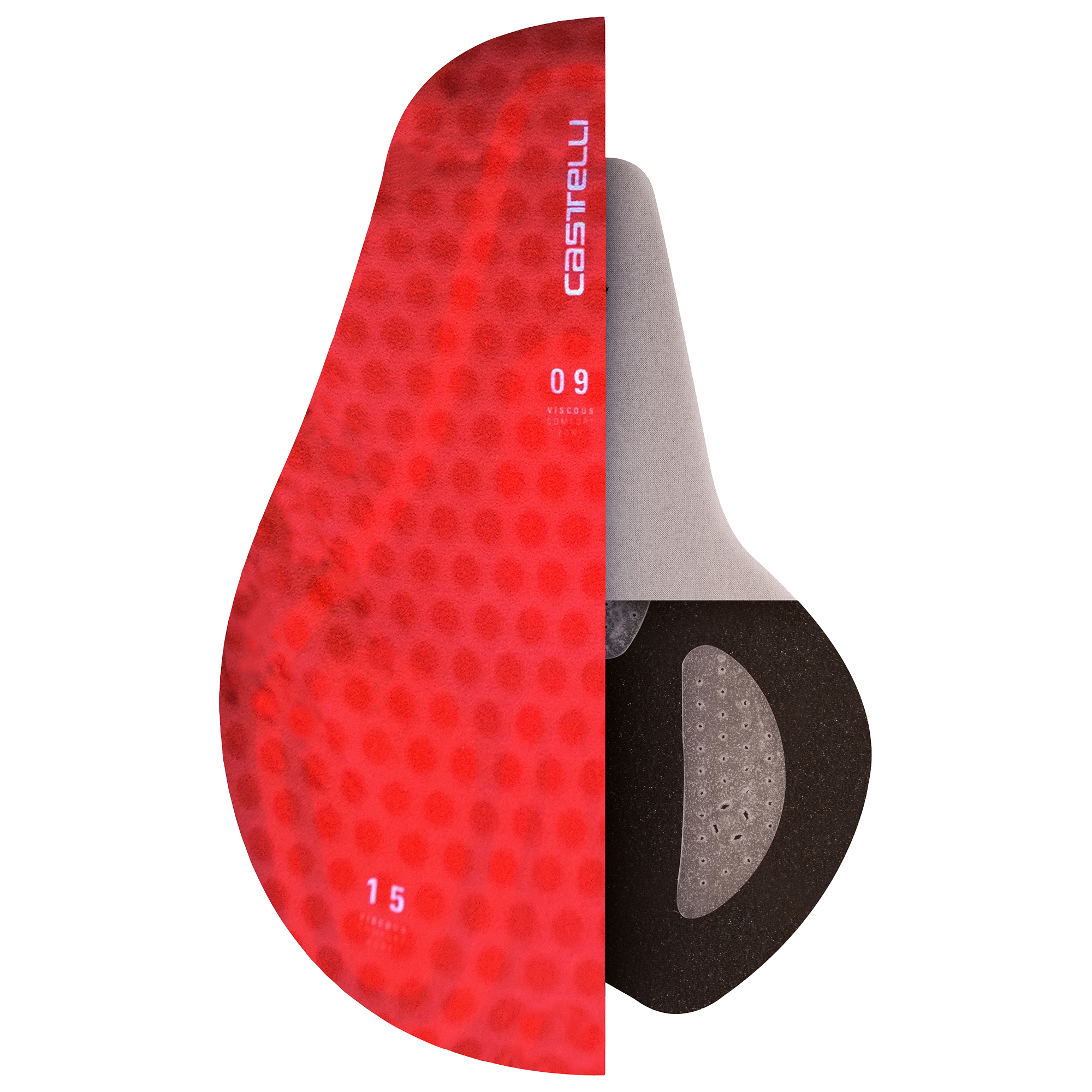 Castelli lange Trägerhose Espresso 2 grau