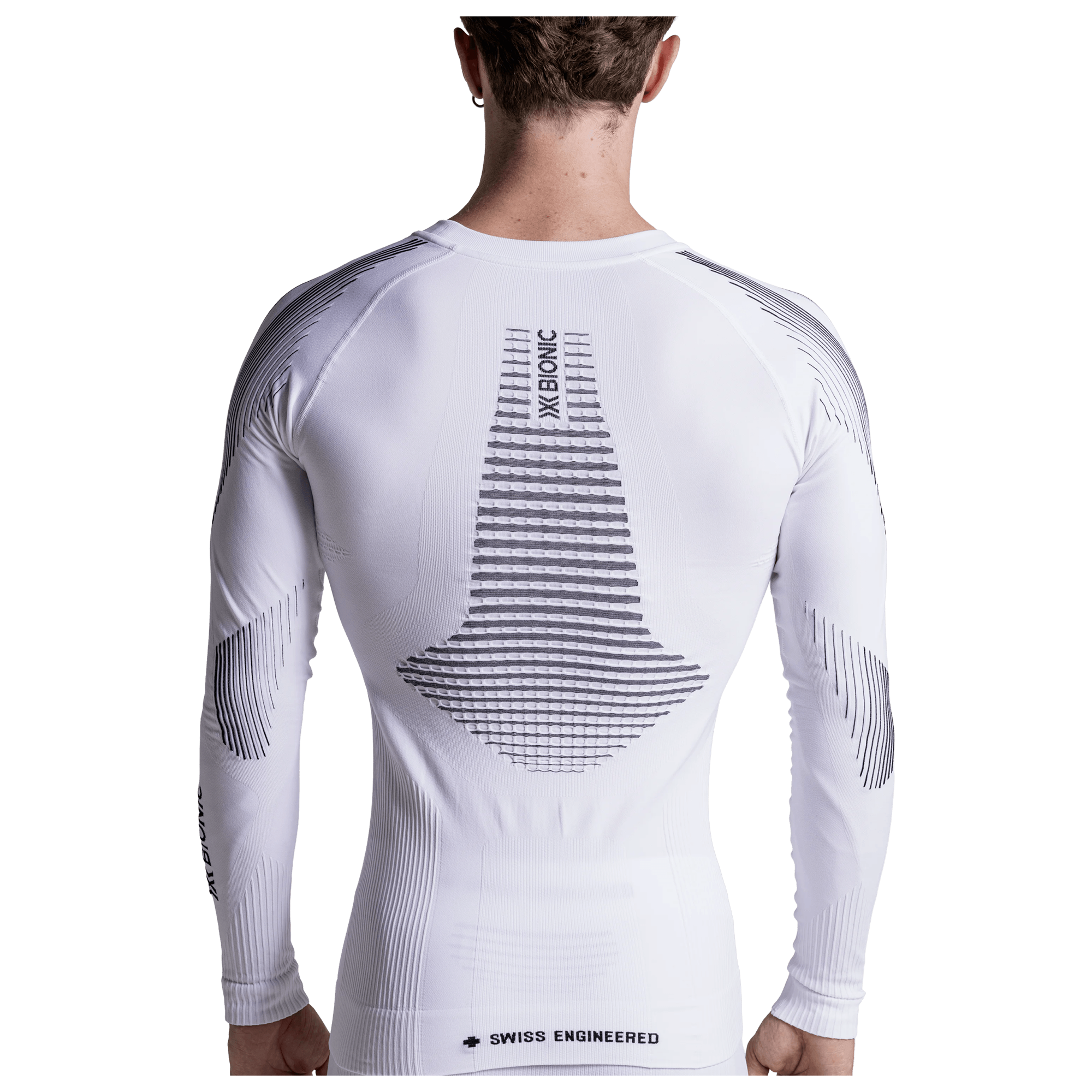 X-Bionic Camiseta interior de ciclismo de manga larga  Invent blanco