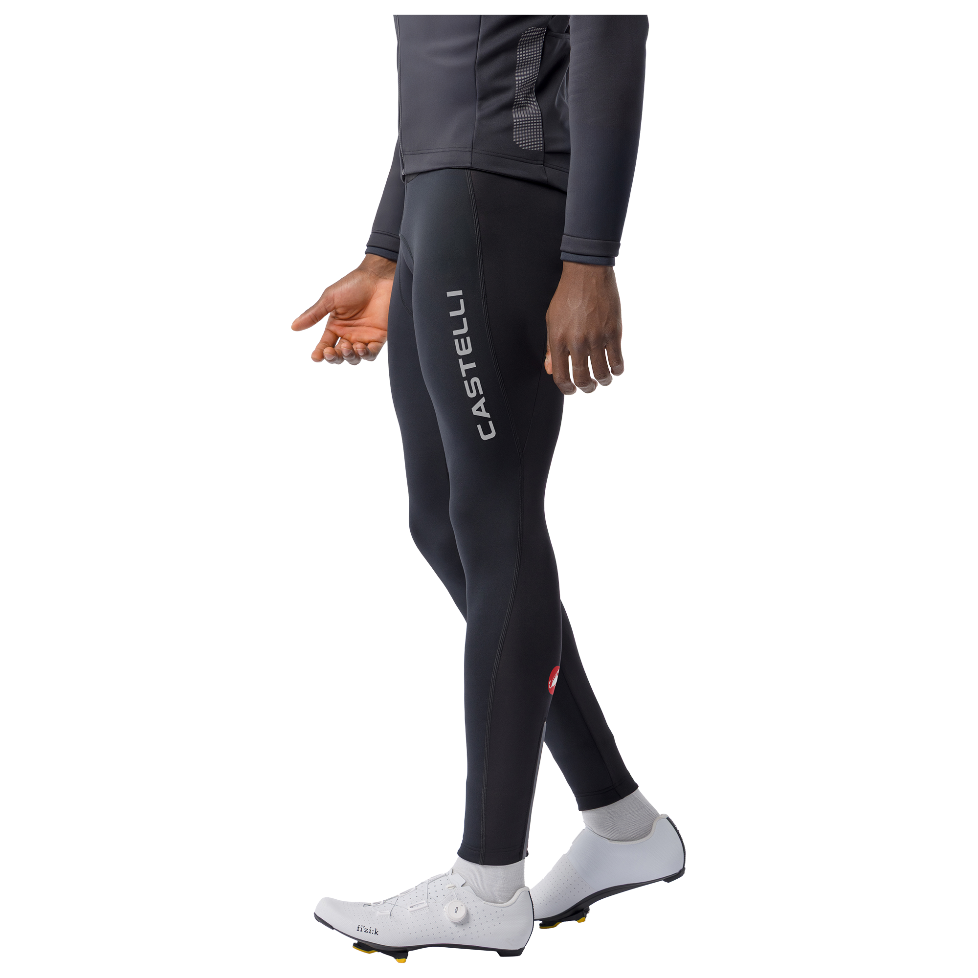 Castelli lange bib tight Entrata 2 Wind zwart