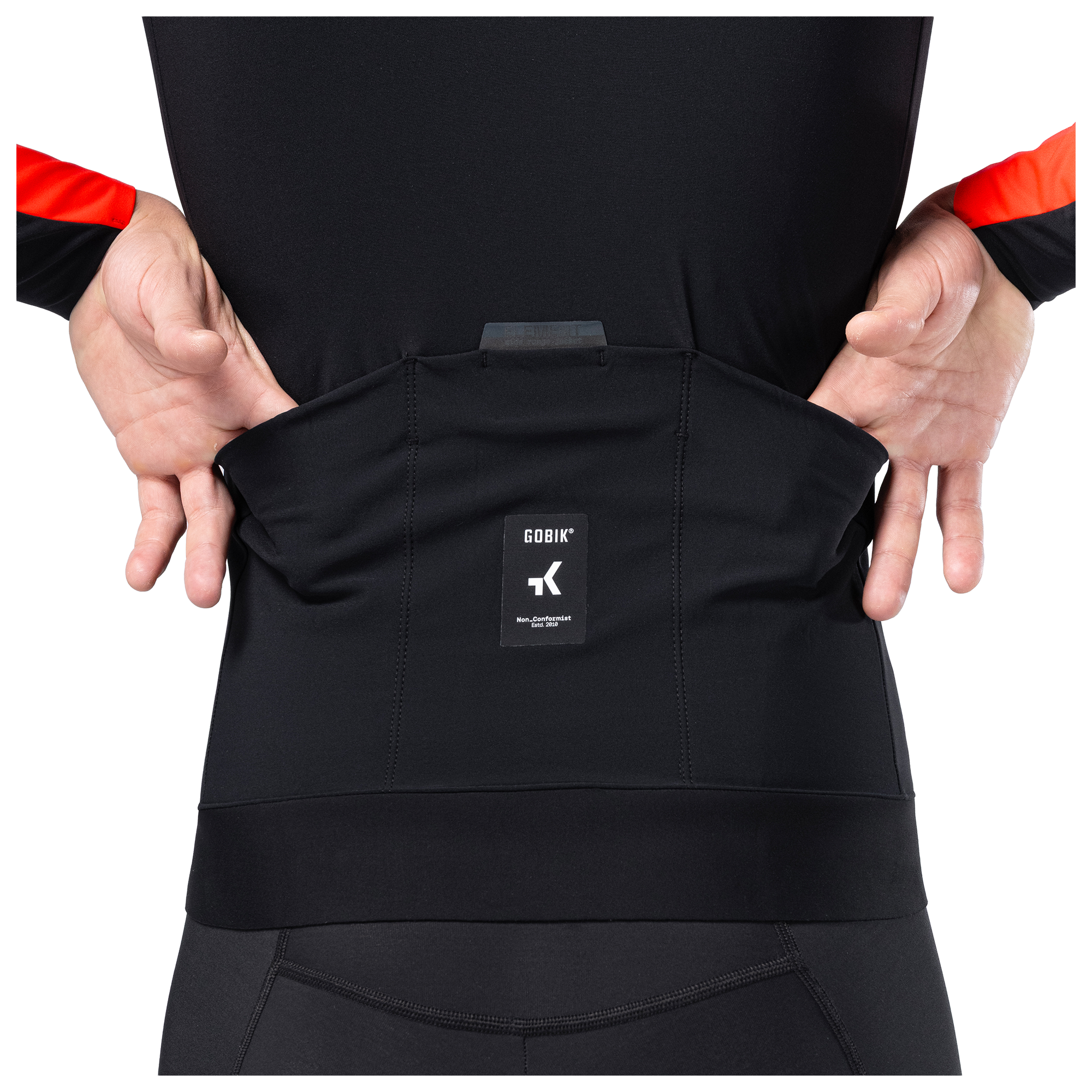Gobik Winterjacke Element rouge/noir