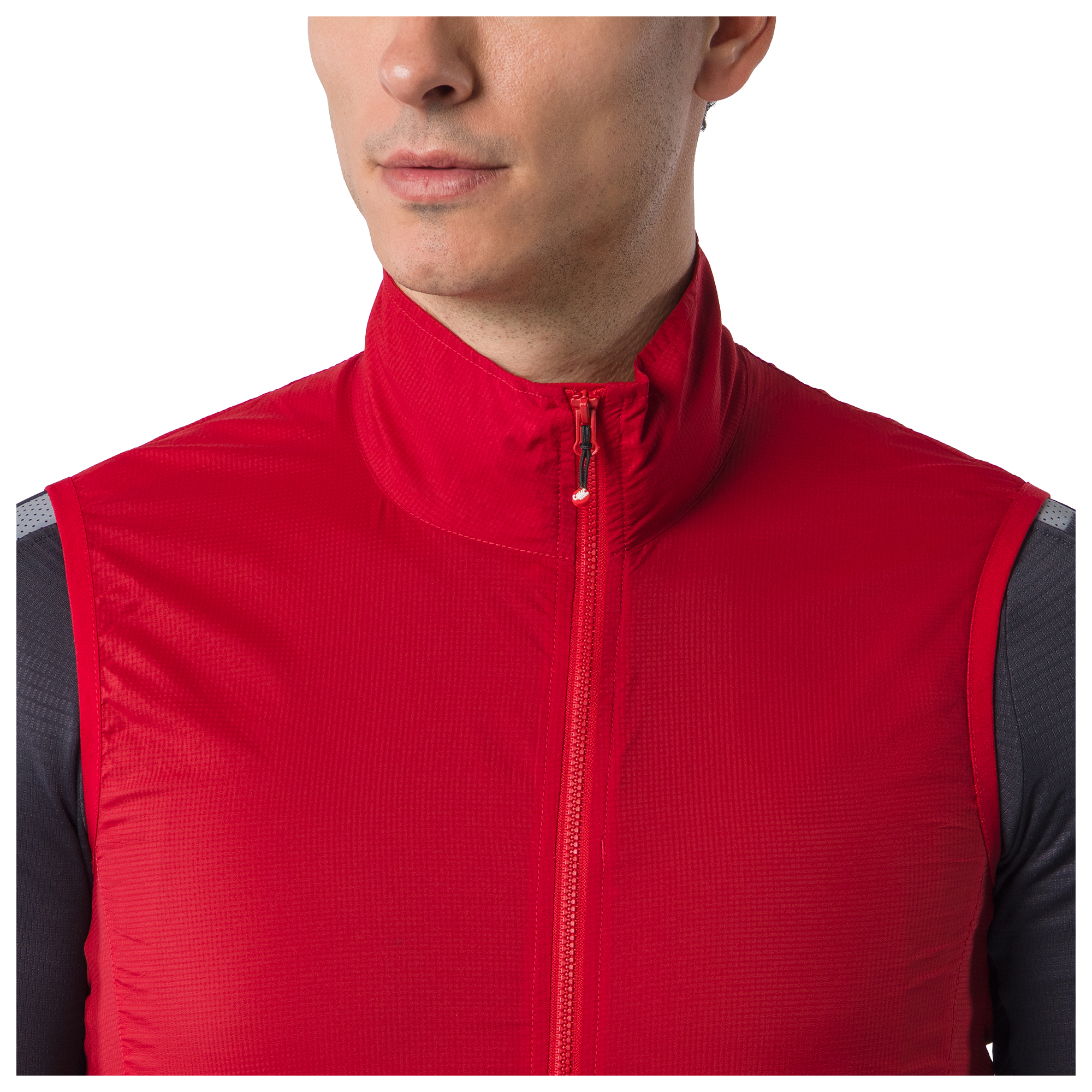 Castelli windvest Transition rood