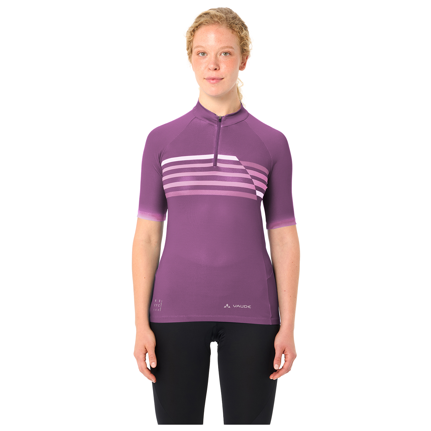 Vaude Damesfietsshirt Posta HZ II purper, foto 3