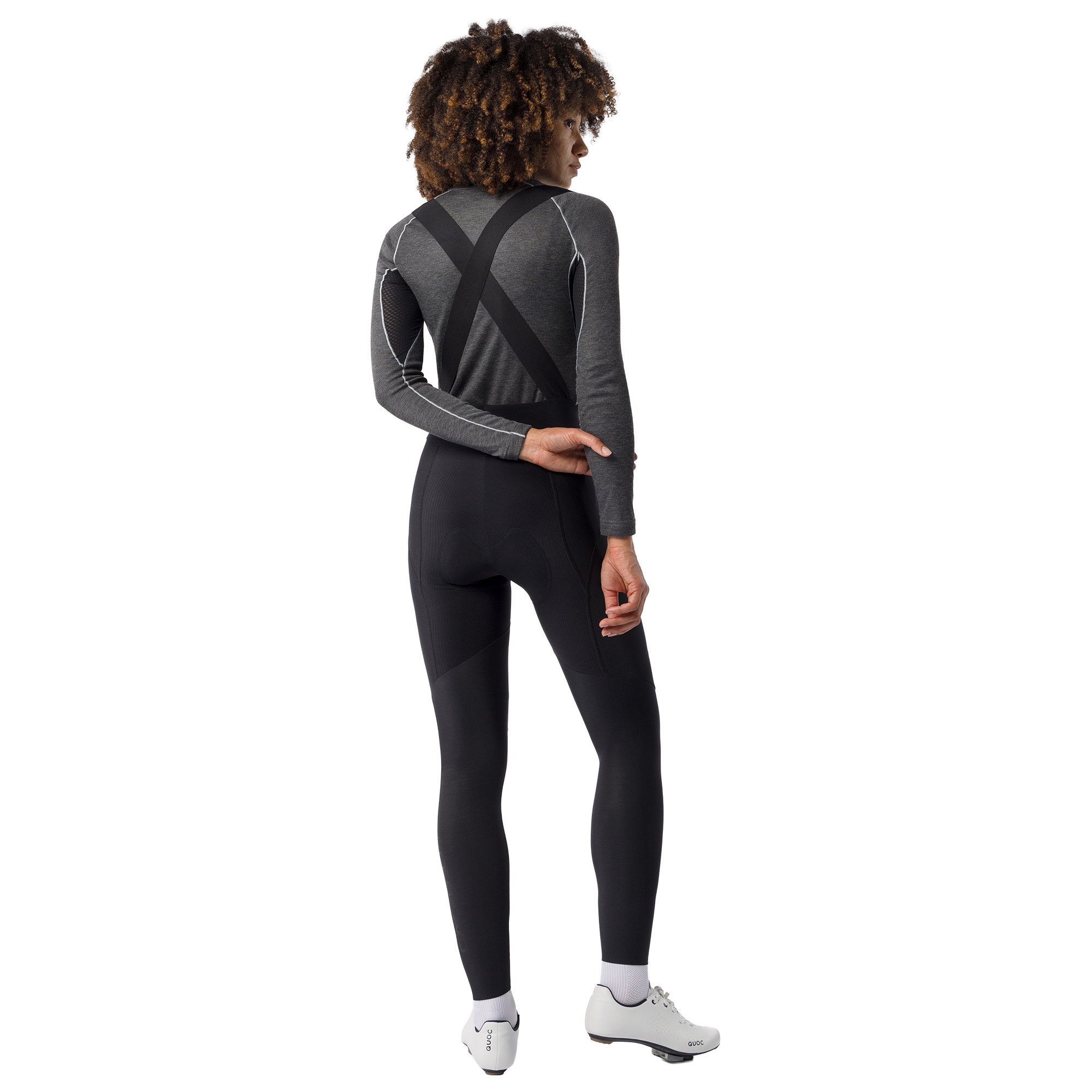 Castelli Cuissard long à bretelles femme  Competizione noir
