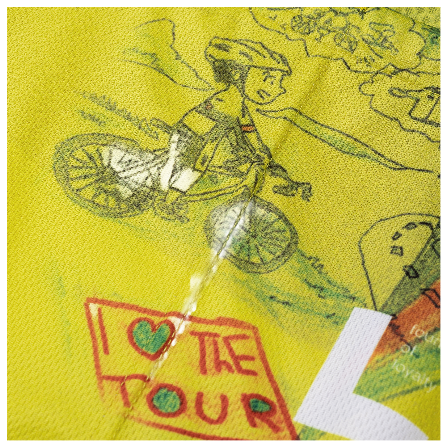 Yellowb TEAM VISMA LEASE A BIKE Women's Short Sleeve Jersey Dream like a Champion TdF 2026 yellow/black