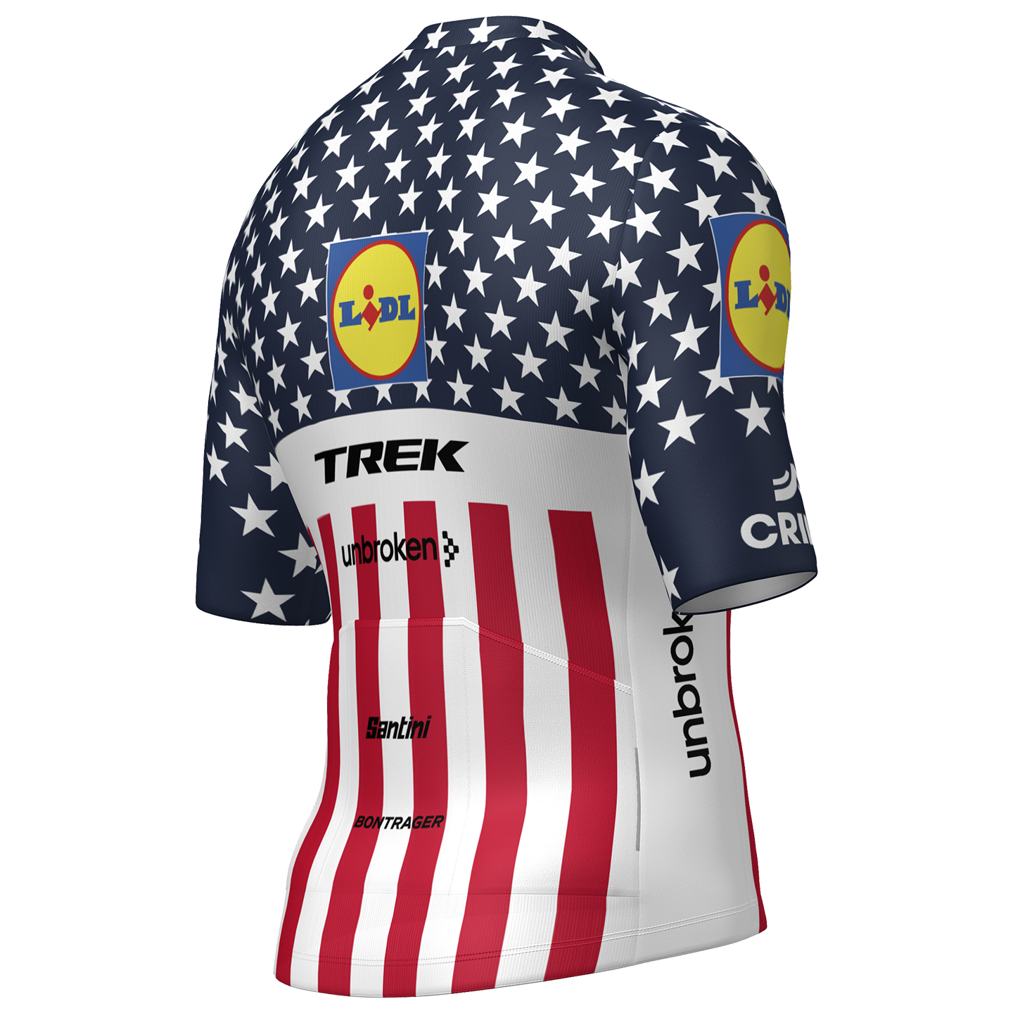Lidl-Trek Short Sleeve Jersey Blue | BOBSHOP