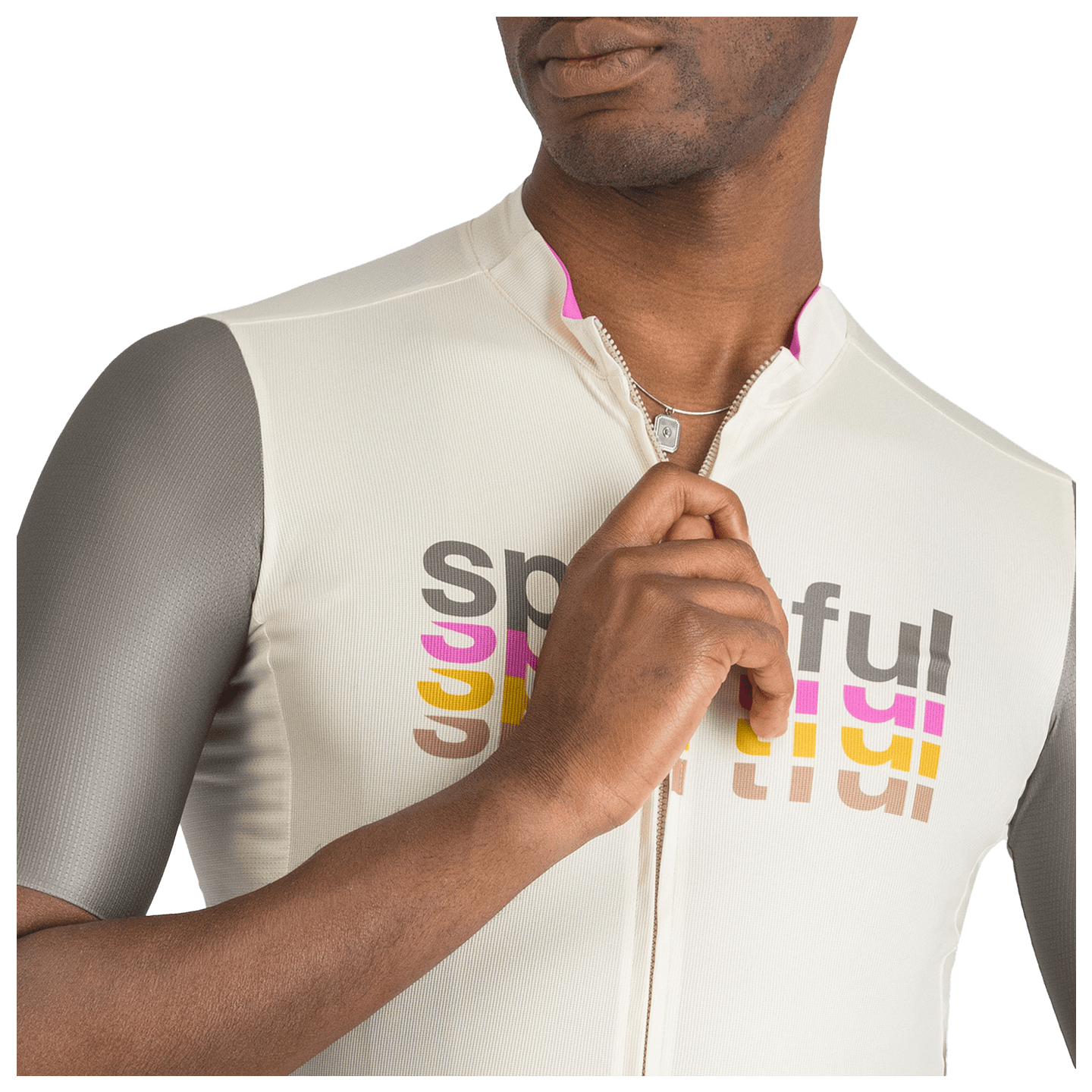 Sportful fietsshirt met korte mouwen Supergiara 2 Logo grijs, foto 4