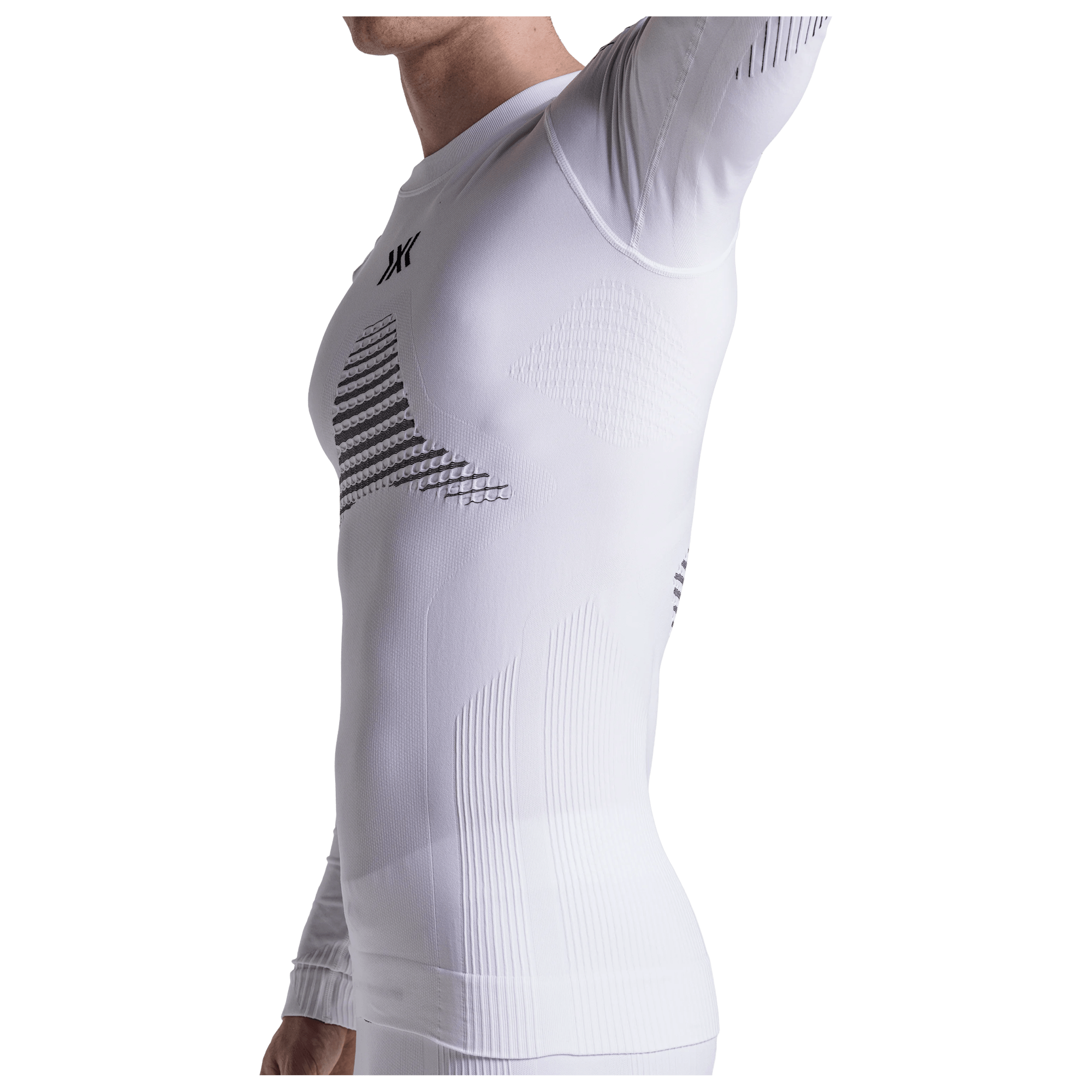 X-Bionic Camiseta interior de ciclismo de manga larga  Invent blanco