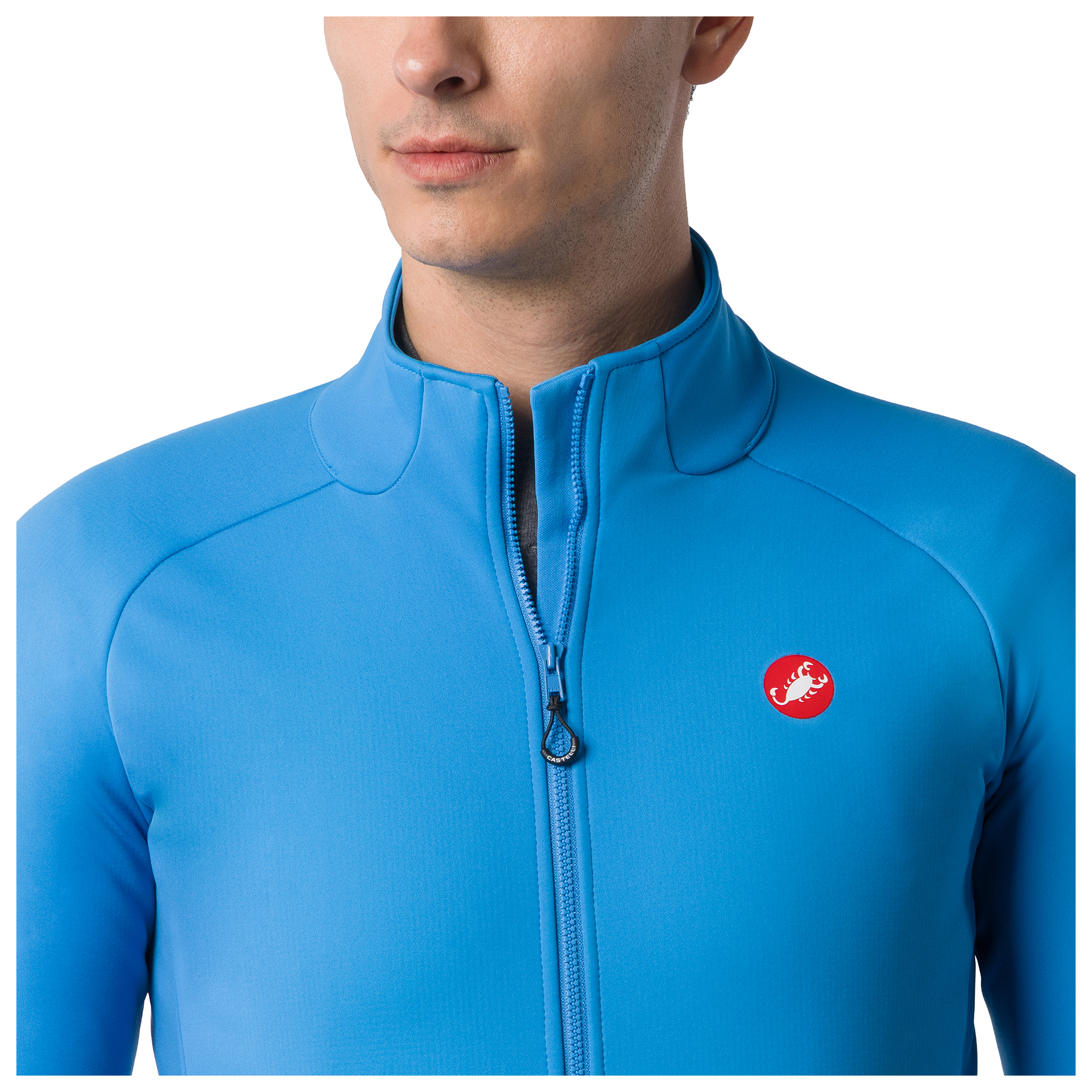 Castelli Winterjacke Competizione blau