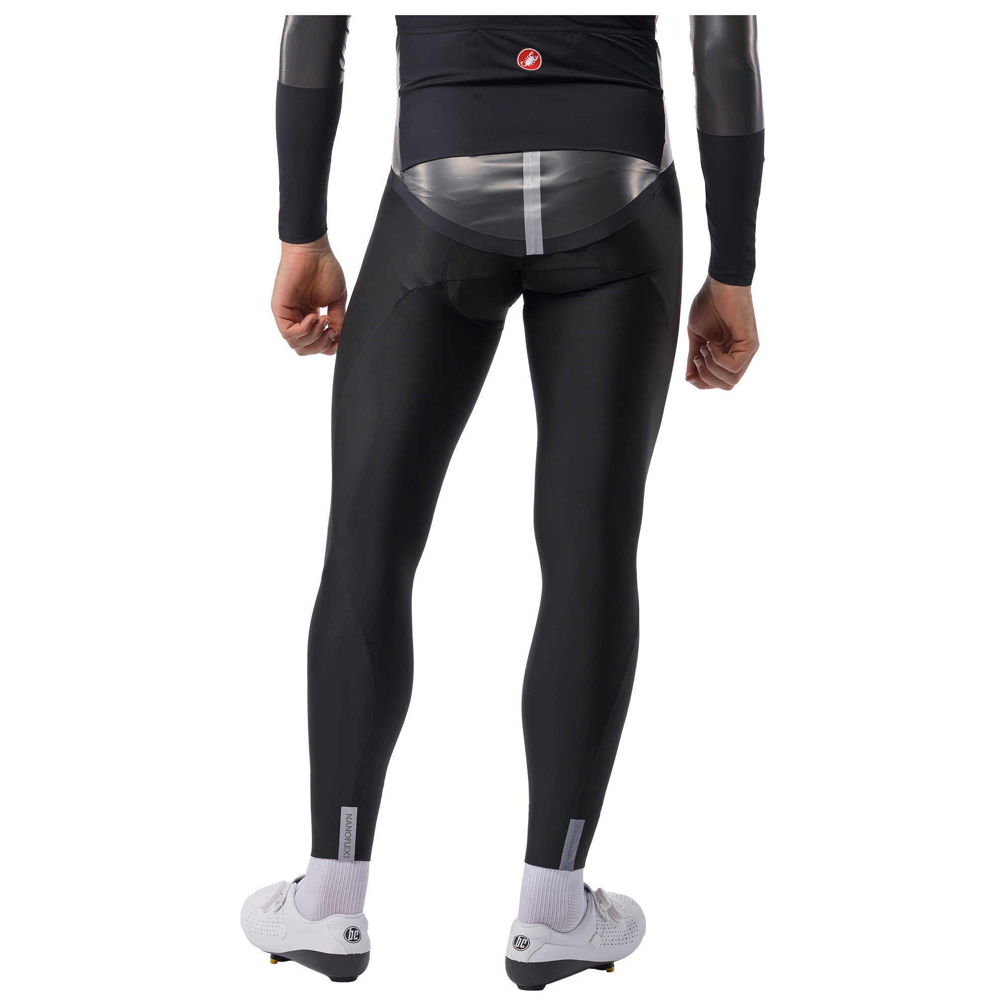 Castelli lange Trägerhose Nano Rain schwarz