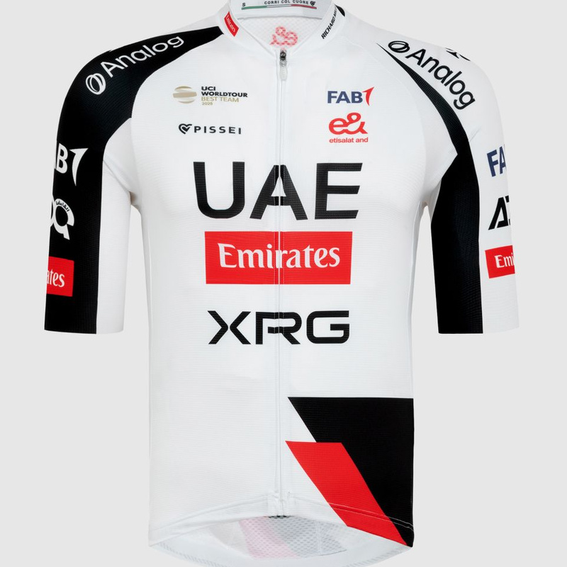 Pissei UAE Team Emirates-XRG Kurzarmtrikot 2026 weiß