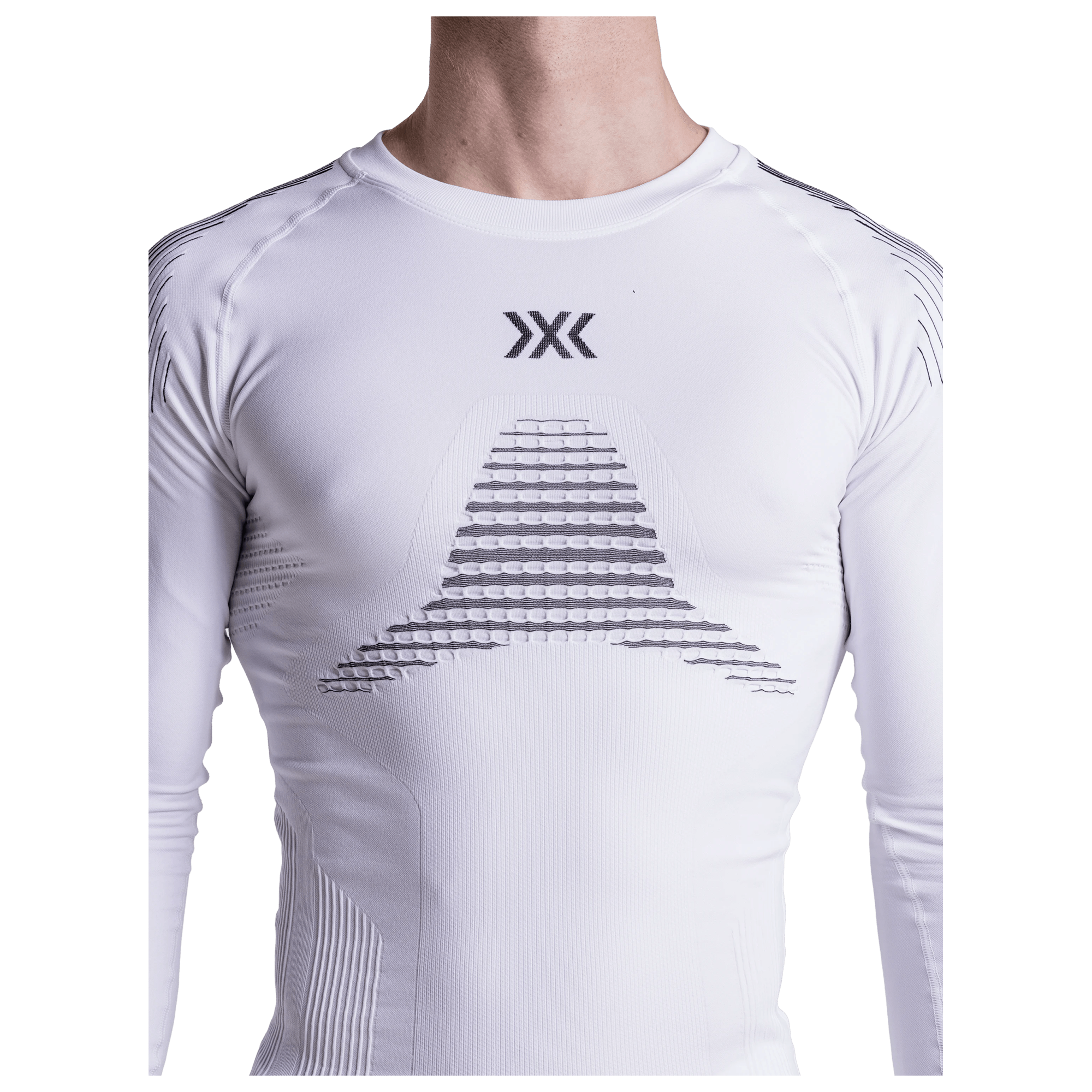 X-Bionic Camiseta interior de ciclismo de manga larga  Invent blanco