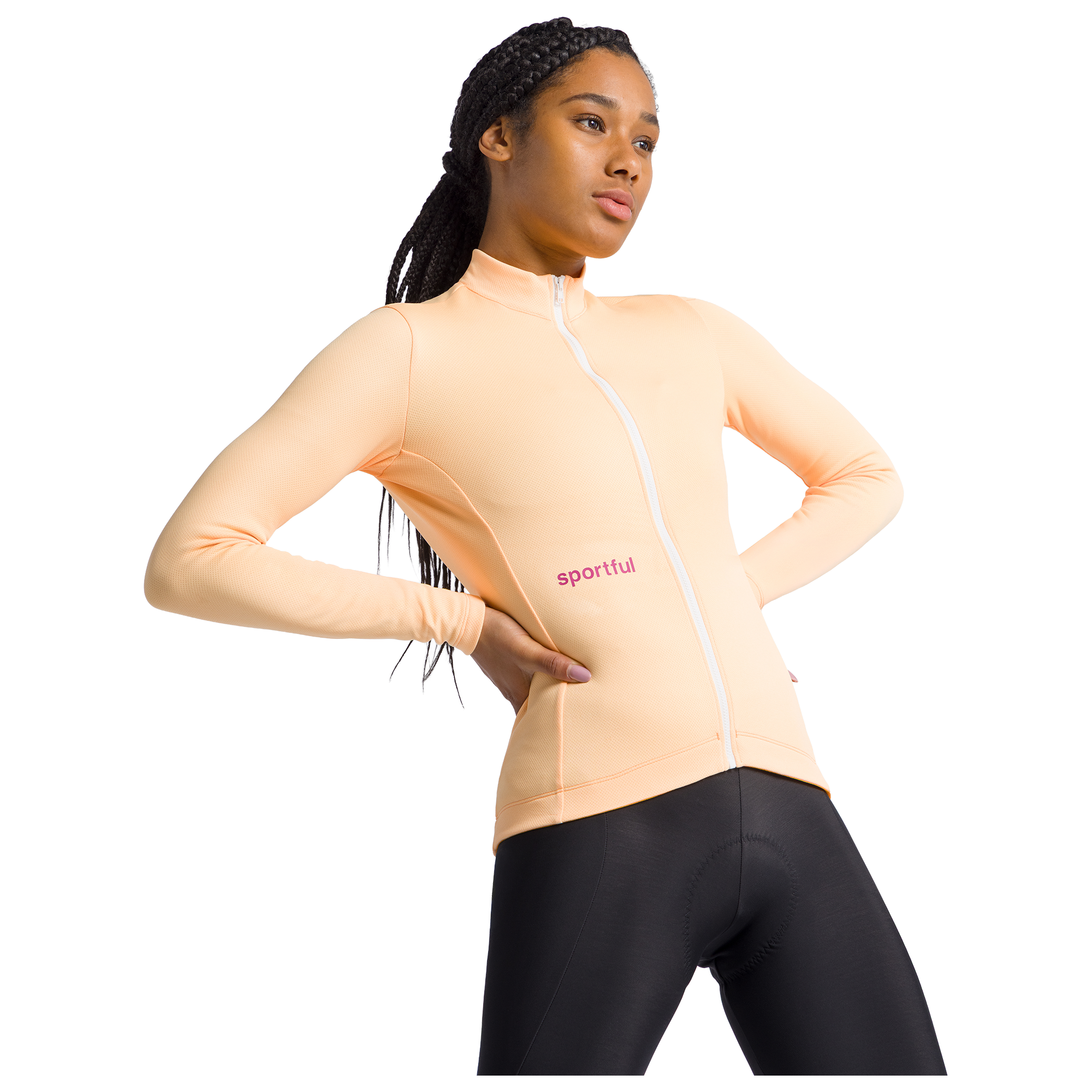 Sportful Damen Langarmtrikot Classic gelb/orange
